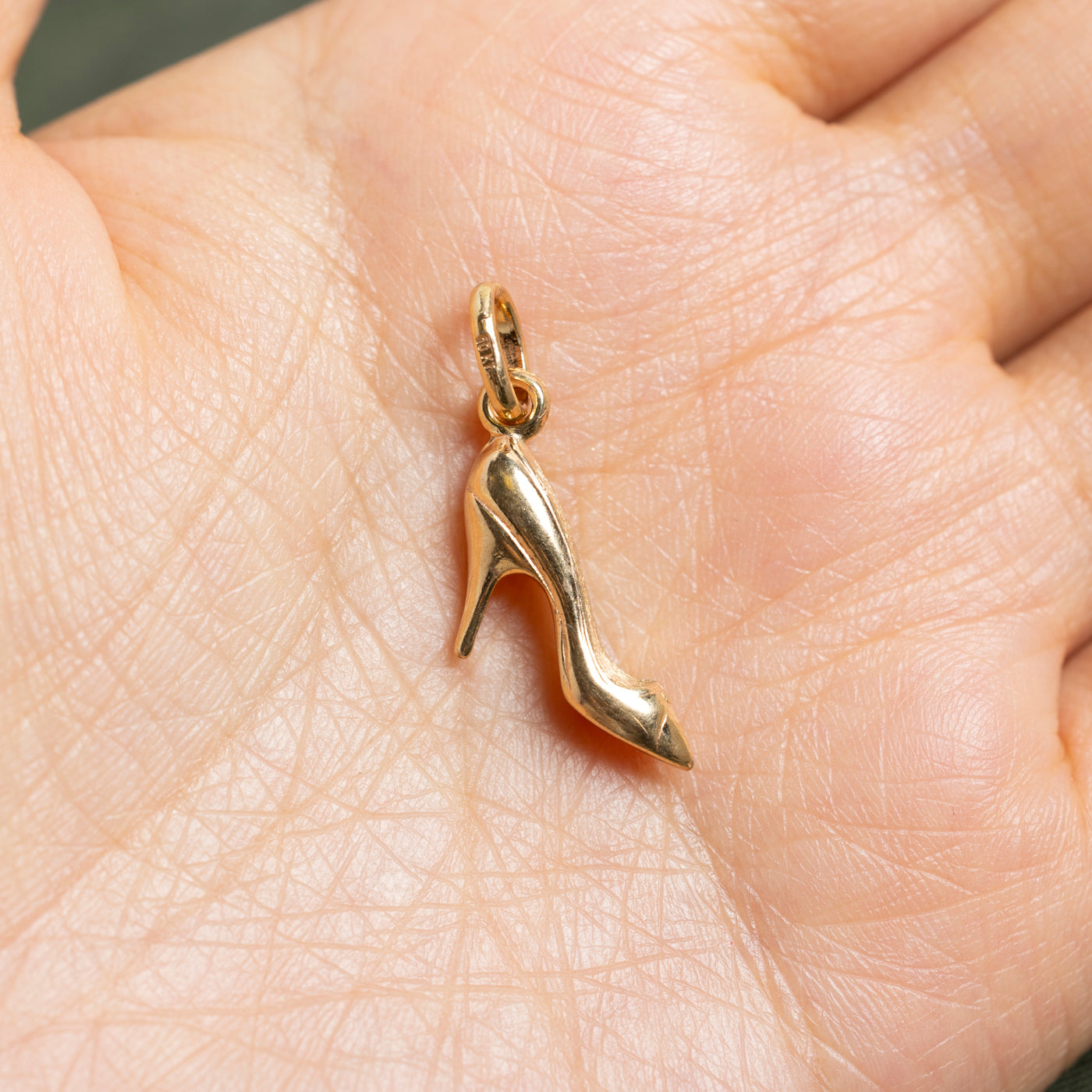 Italian 10k Yellow Gold High Heel Charm