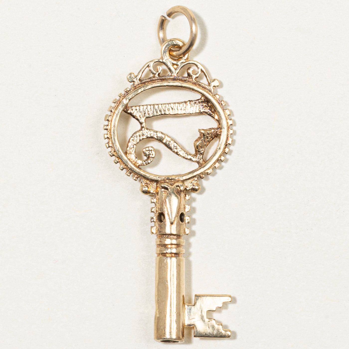 9k Yellow Gold Number 21 Key Charm