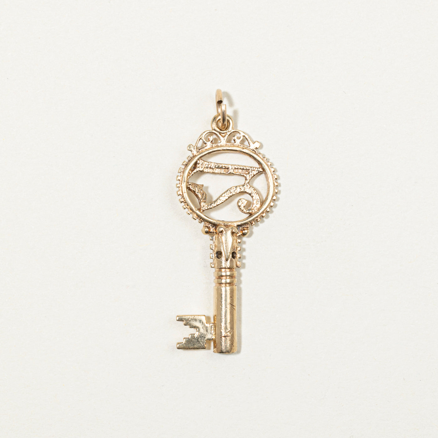 9k Yellow Gold Number 21 Key Charm