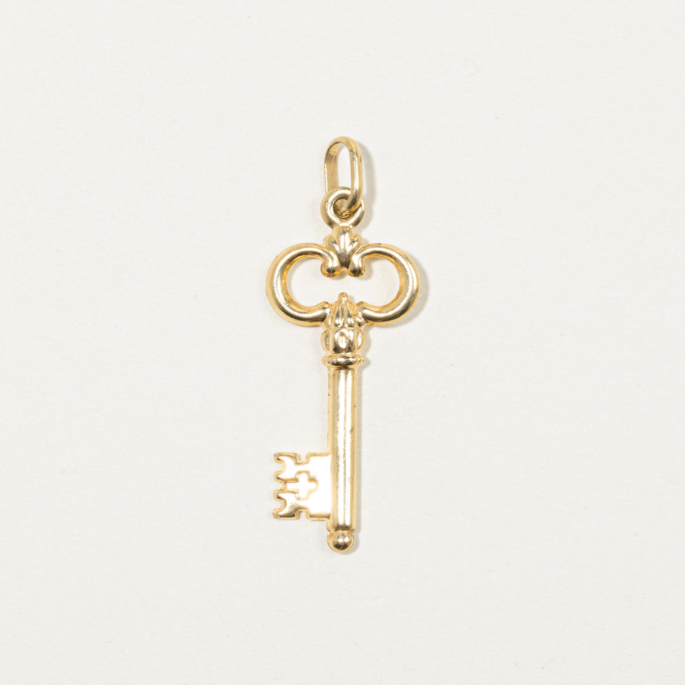 Italian 18k Yellow Gold Key Charm