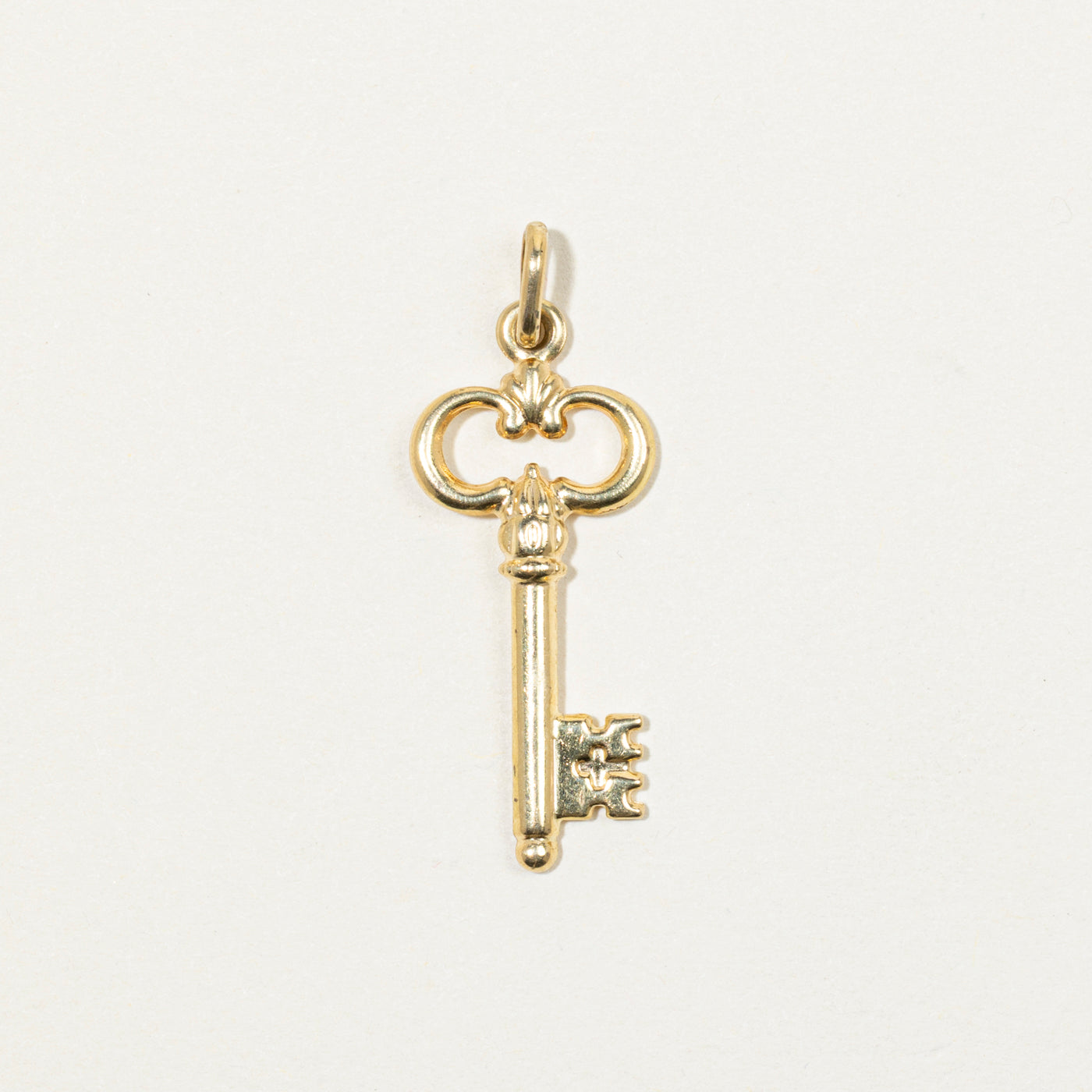 Italian 18k Yellow Gold Key Charm