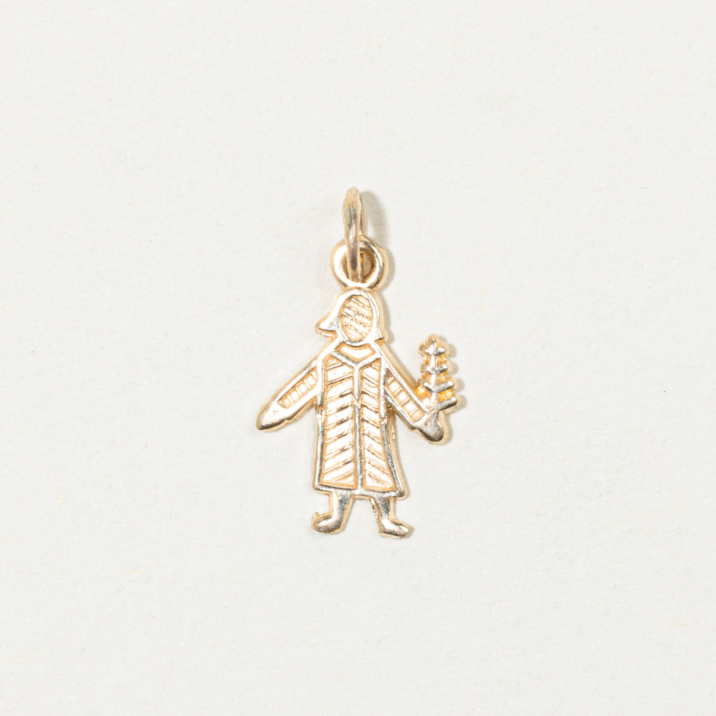 10k Yellow Gold Virgo Zodiac Charm