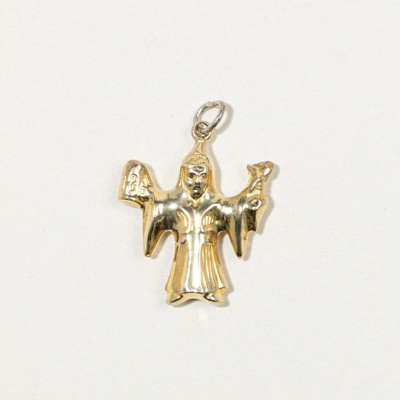 8k Yellow Gold Munich Monk Charm