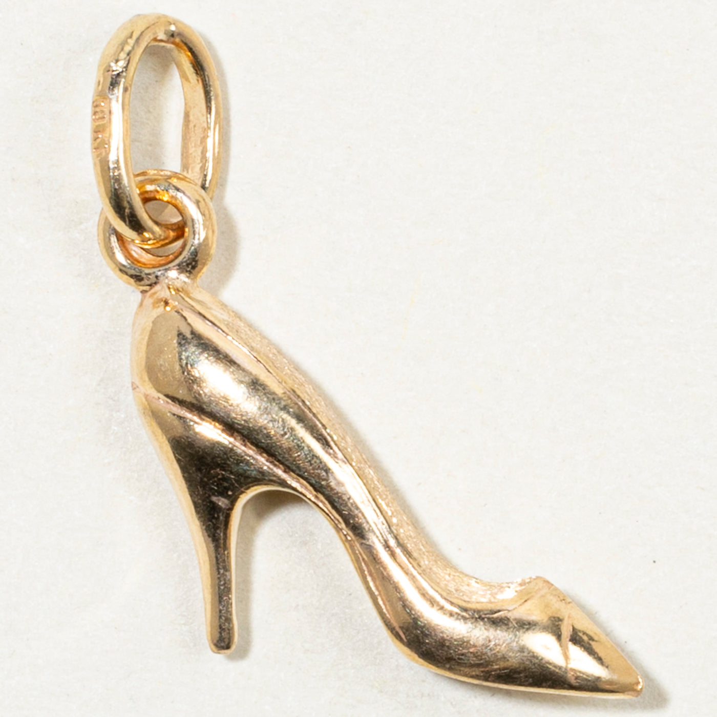 Italian 10k Yellow Gold High Heel Charm