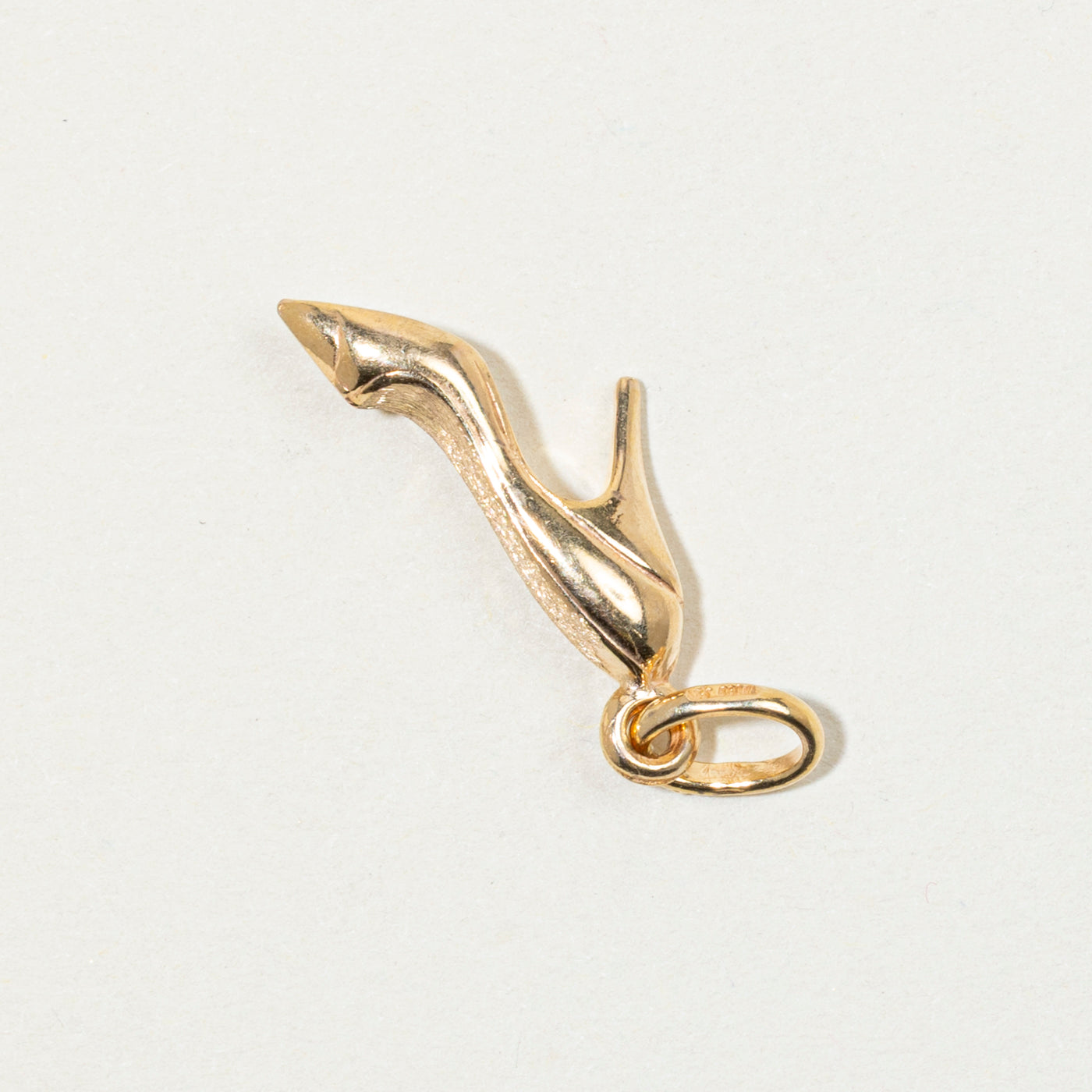 Italian 10k Yellow Gold High Heel Charm