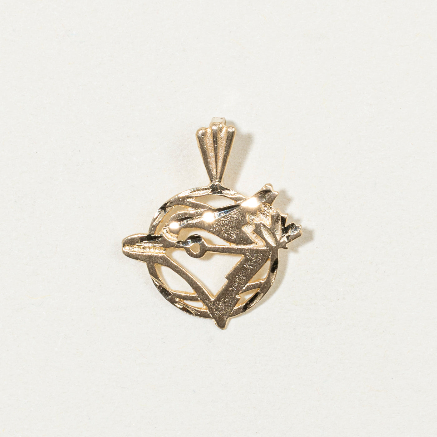 10k Yellow Gold Toronto Blue Jays Pendant
