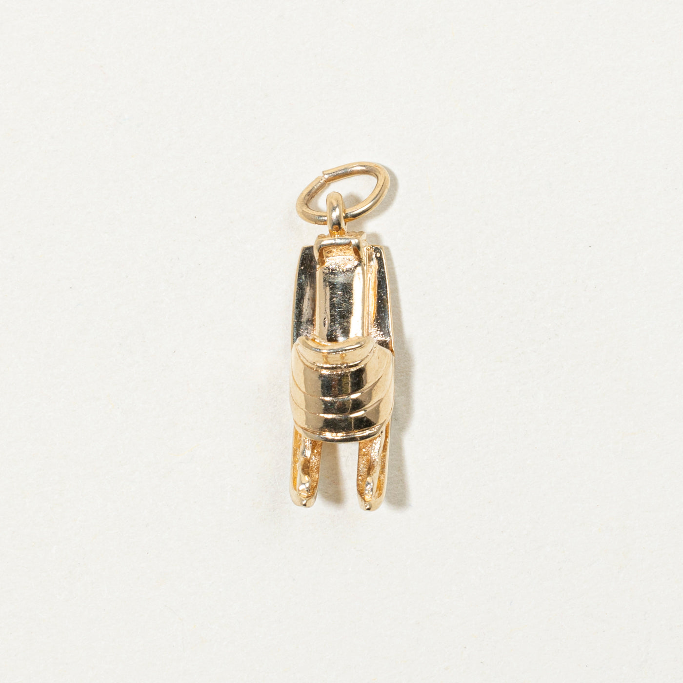 10k Yellow Gold Snow Mobile Charm
