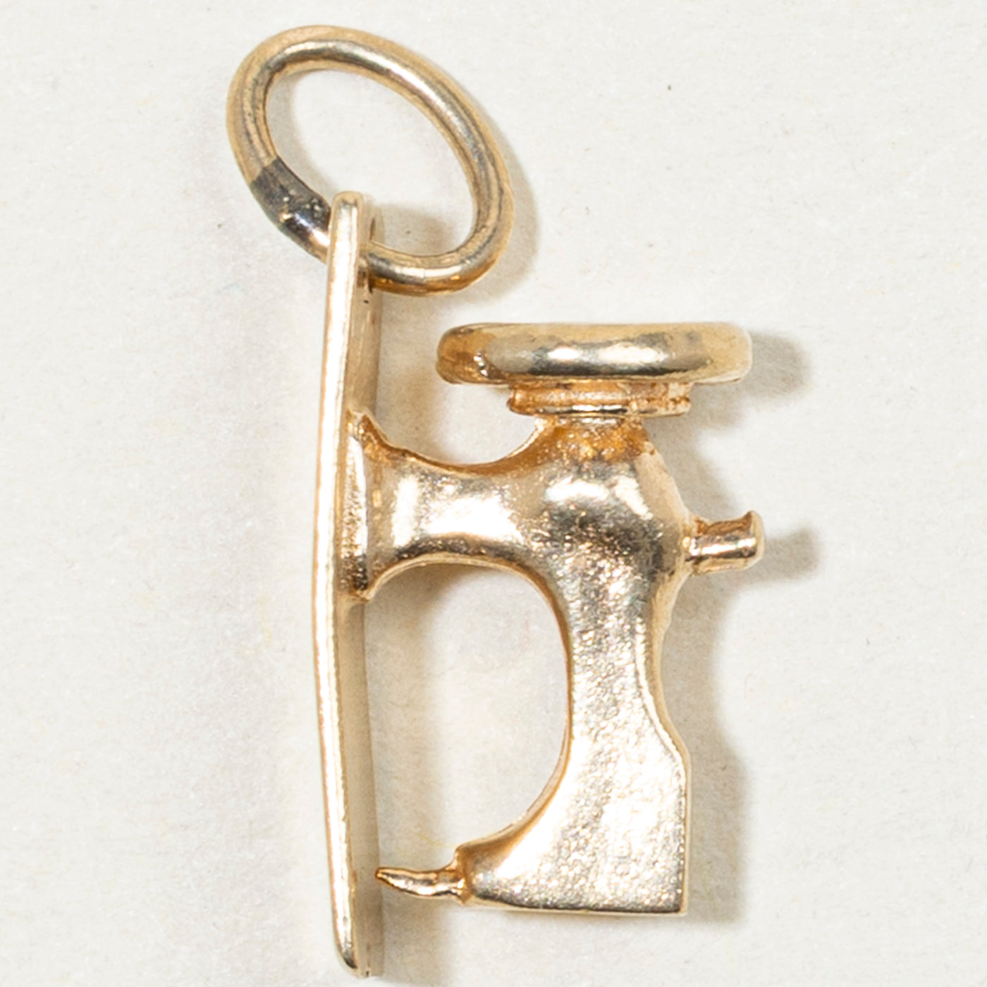 10k Yellow Gold Sewing Machine Charm