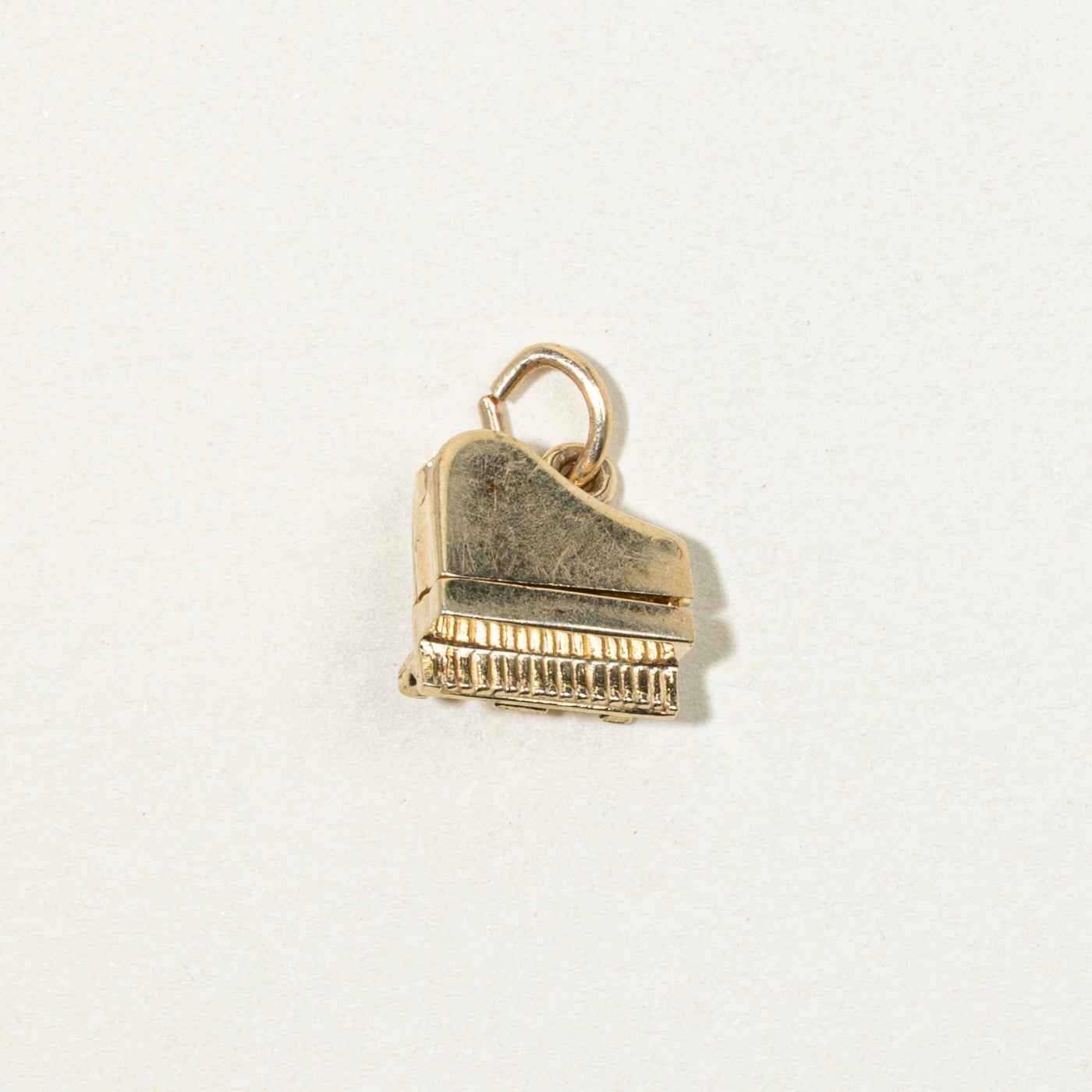 10k Yellow Gold Piano Charm