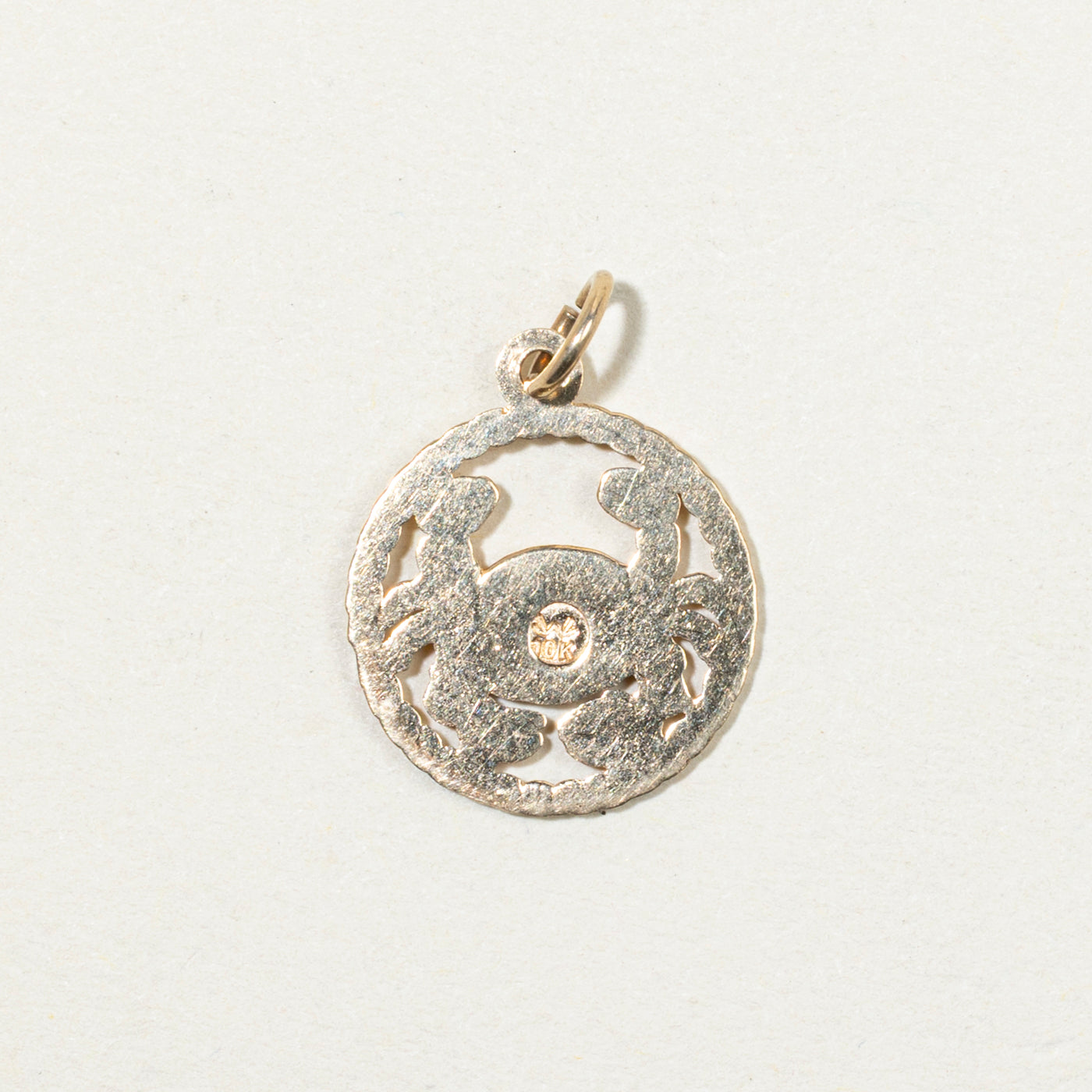 10k Yellow Gold Cancer Zodiac Charm