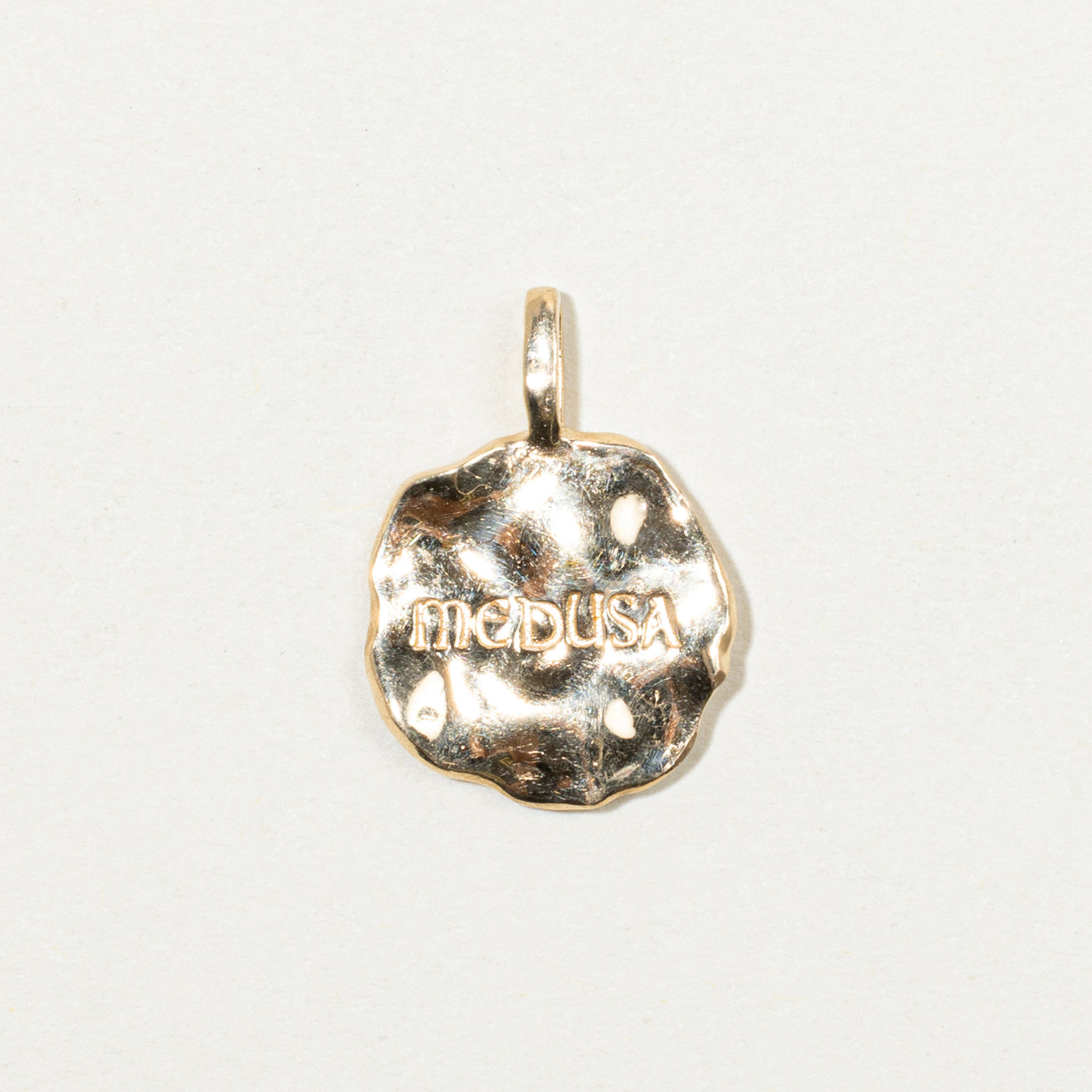 14k Yellow Gold Medusa Charm