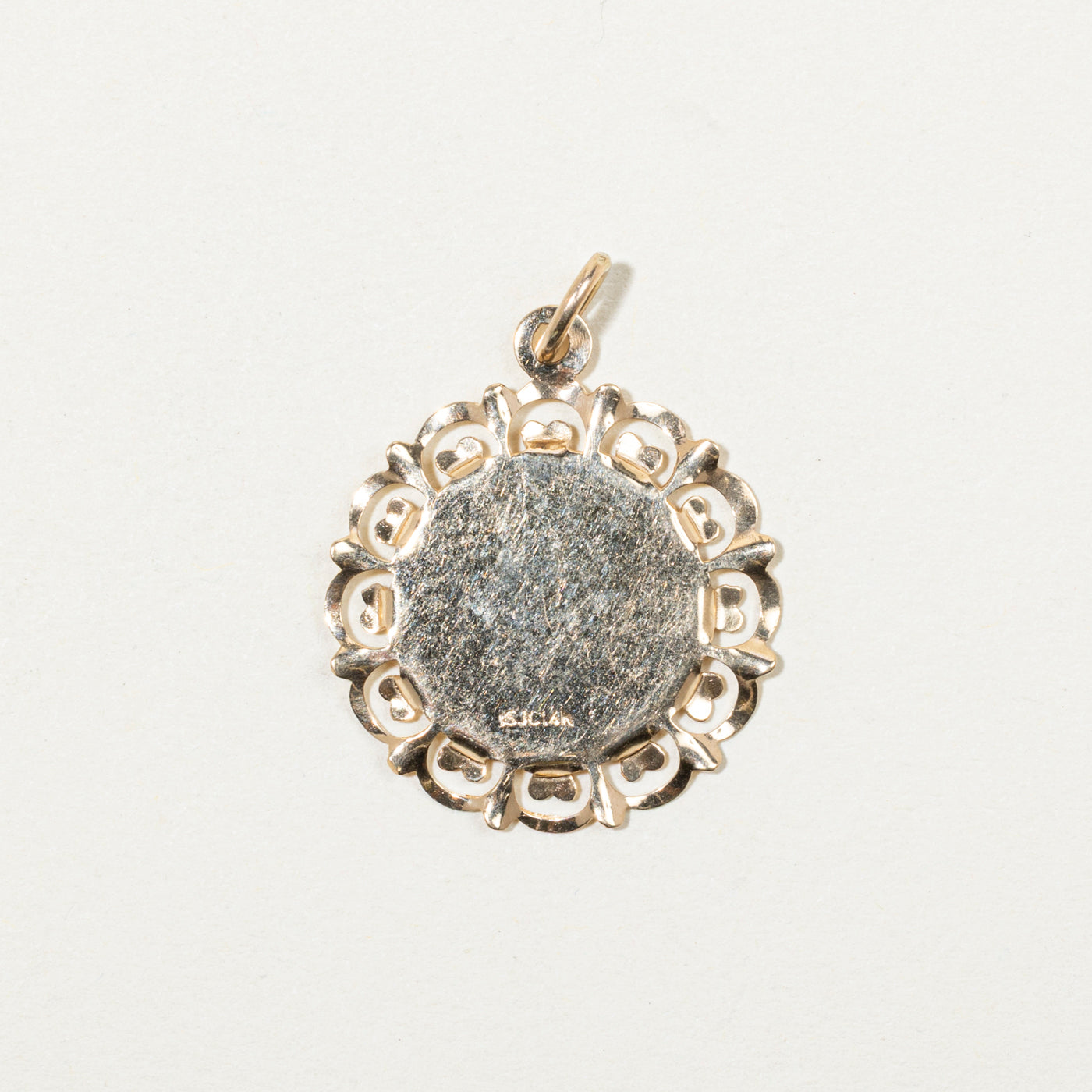 14k Yellow Gold Virgo Charm