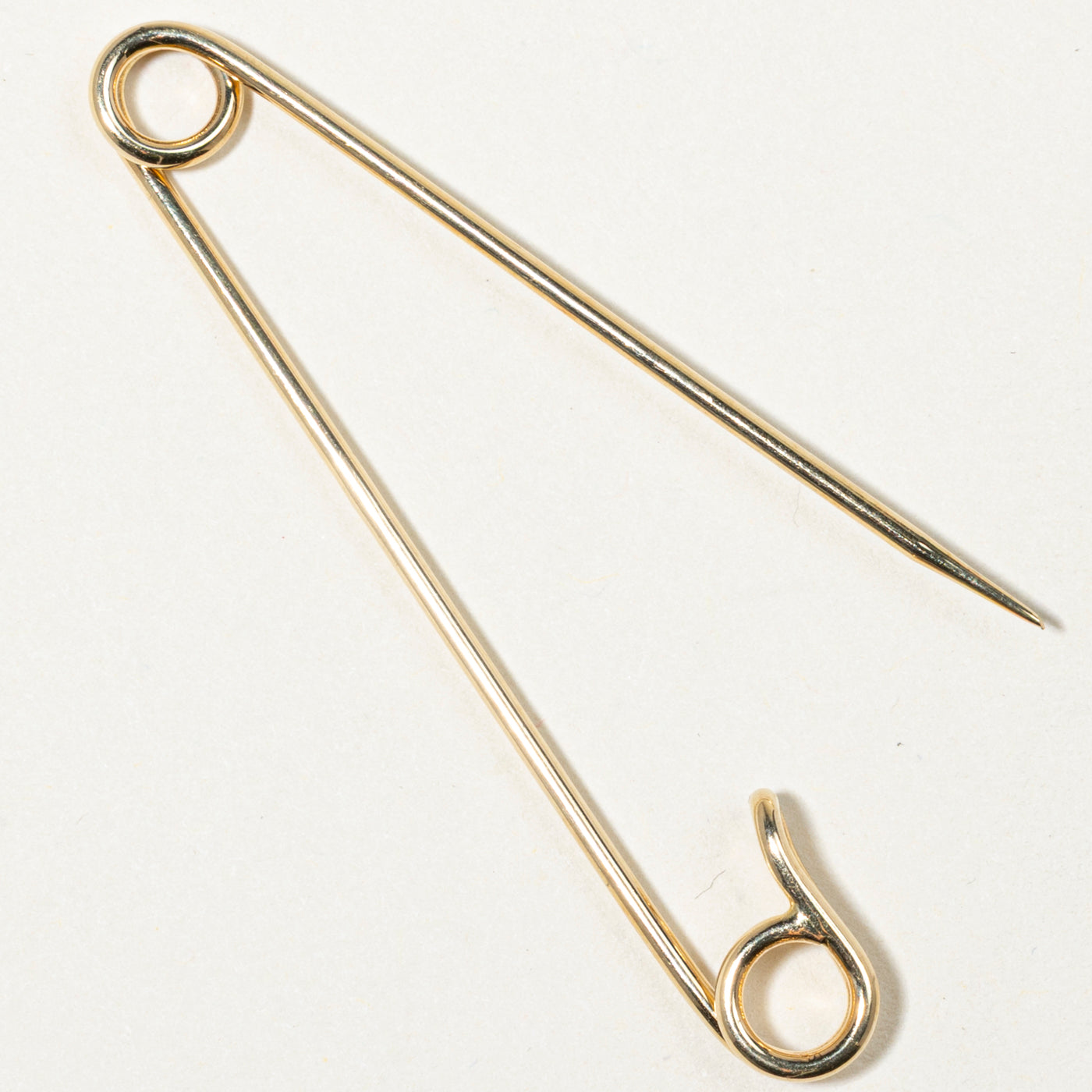 14k Yellow Gold Safety Pin