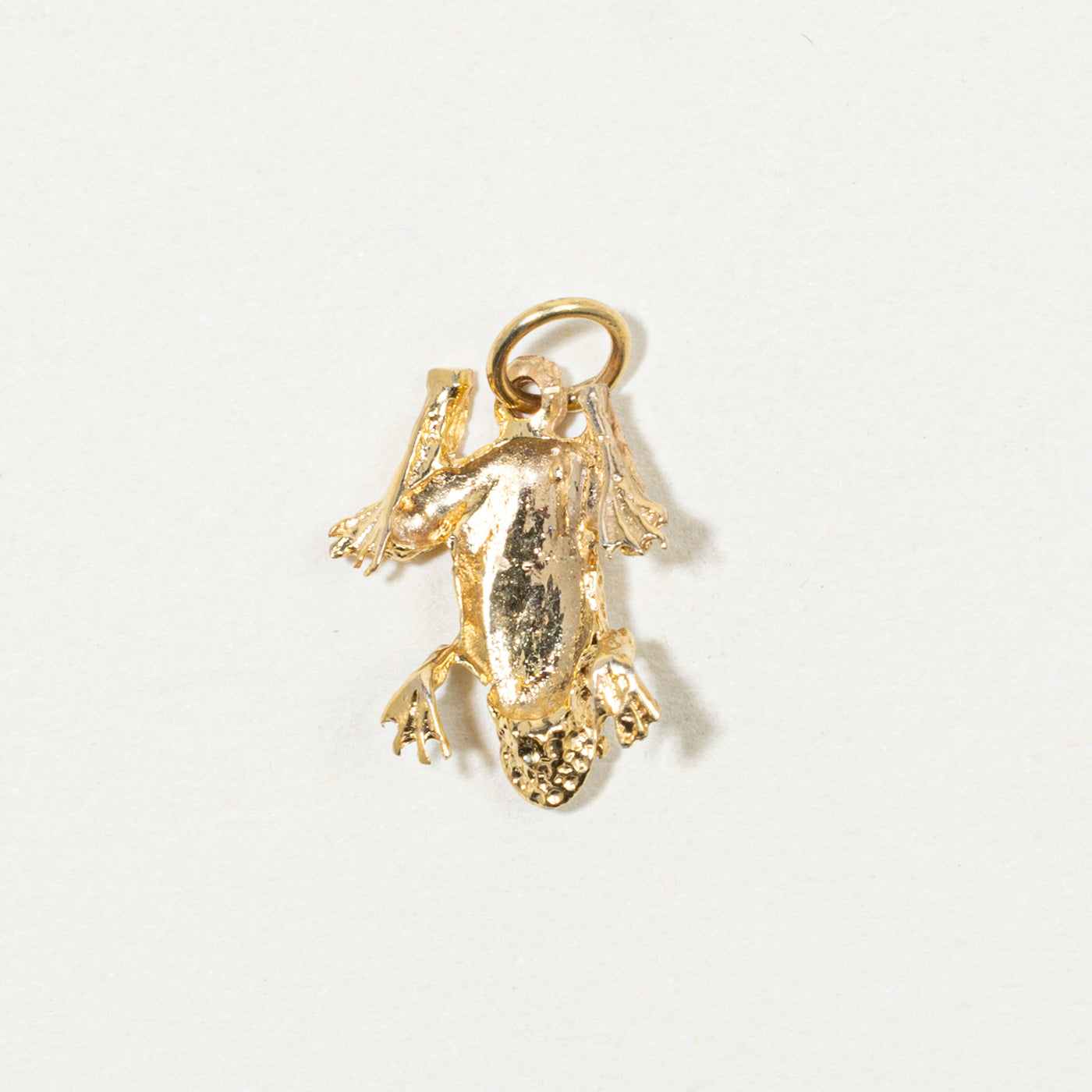 9k Yellow Gold Frog Charm
