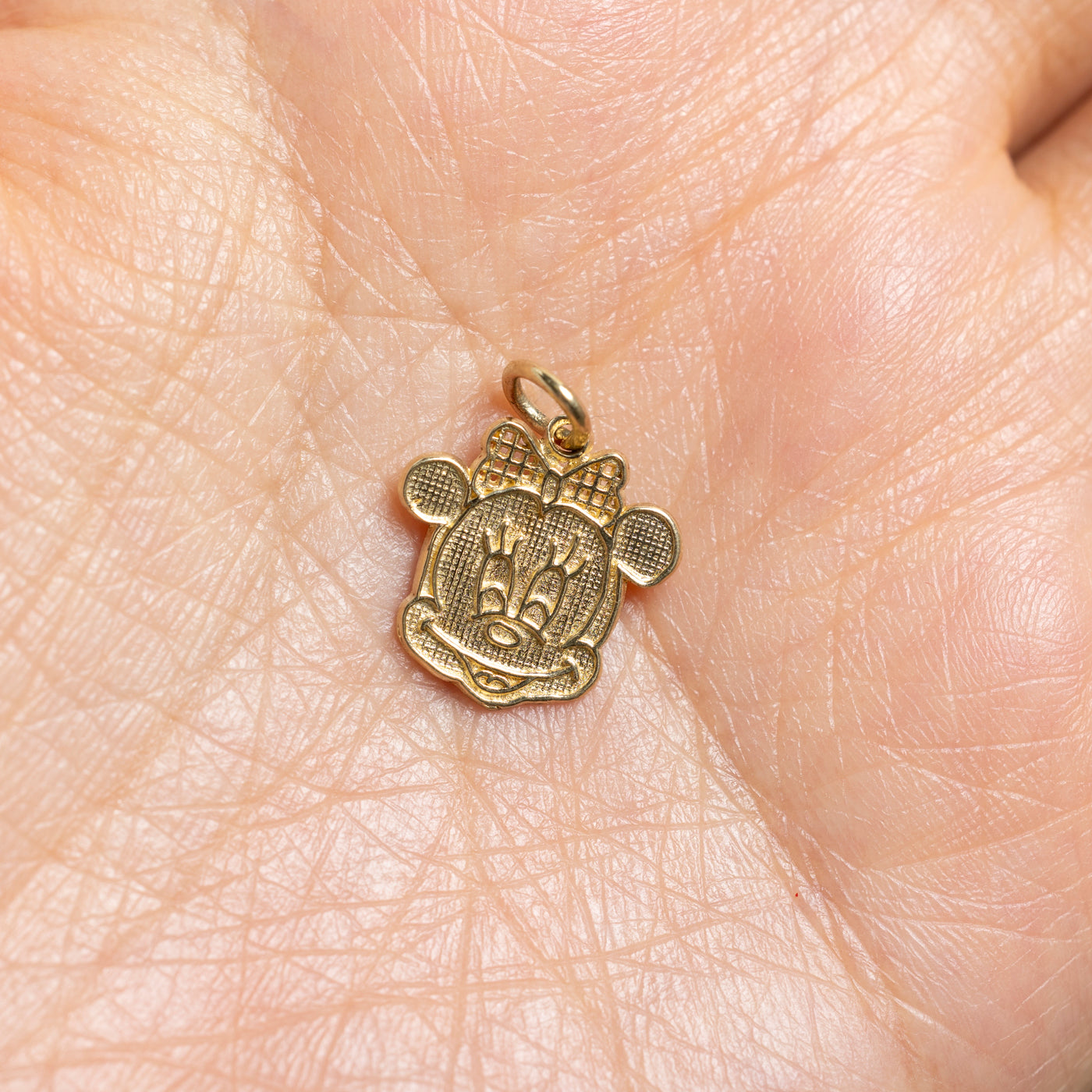 10k Yellow Gold Minnie Mouse Charm