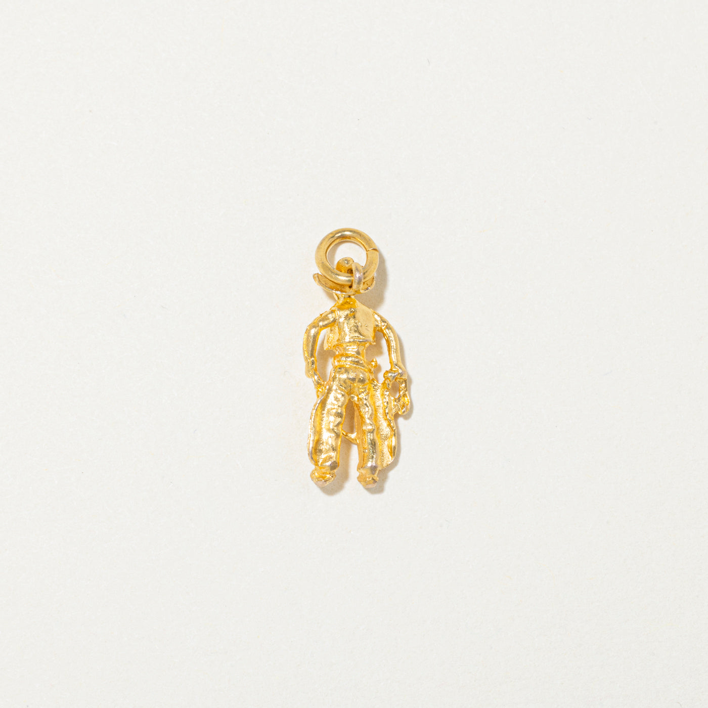 10k Yellow Gold Cowboy Charm