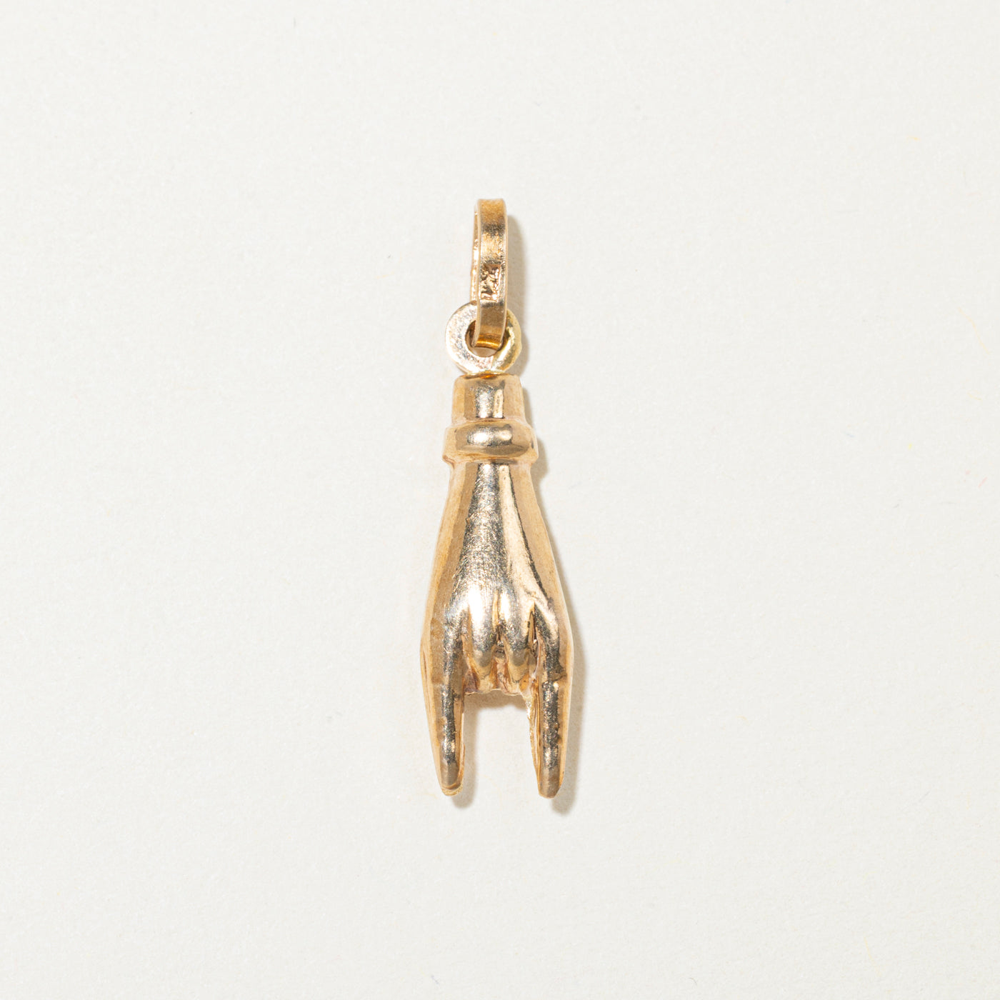 18k Yellow Gold Rock On Charm