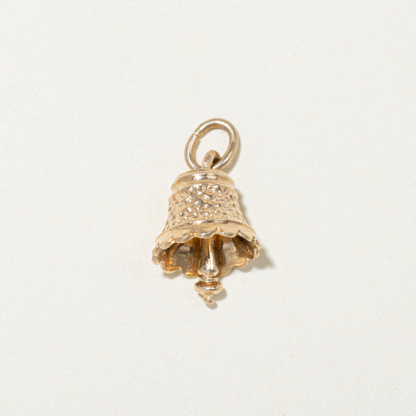 10k Yellow Gold Bell Charm