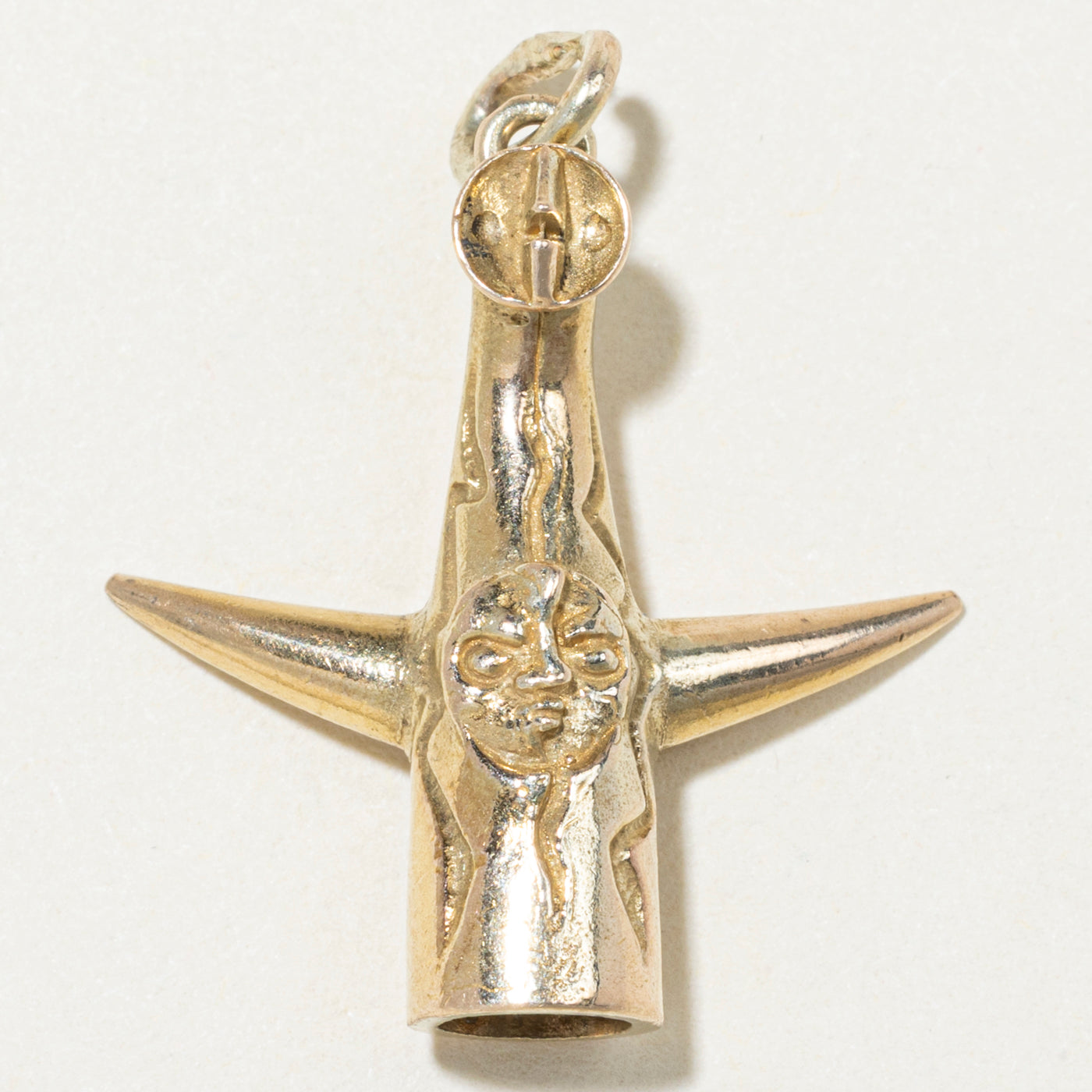 10k Yellow Gold Tower of the Sun Charm