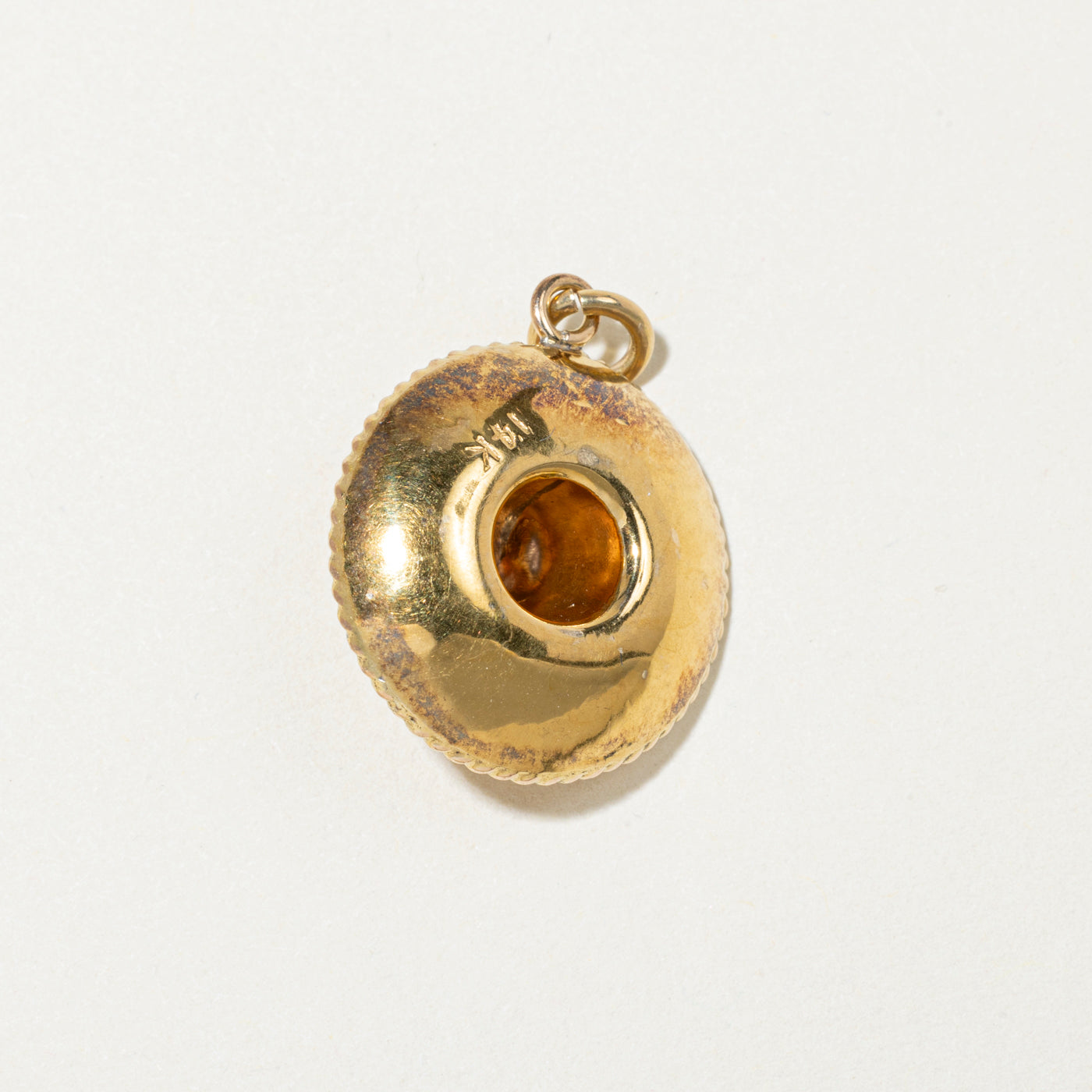 14k Yellow Gold Sombrero Charm