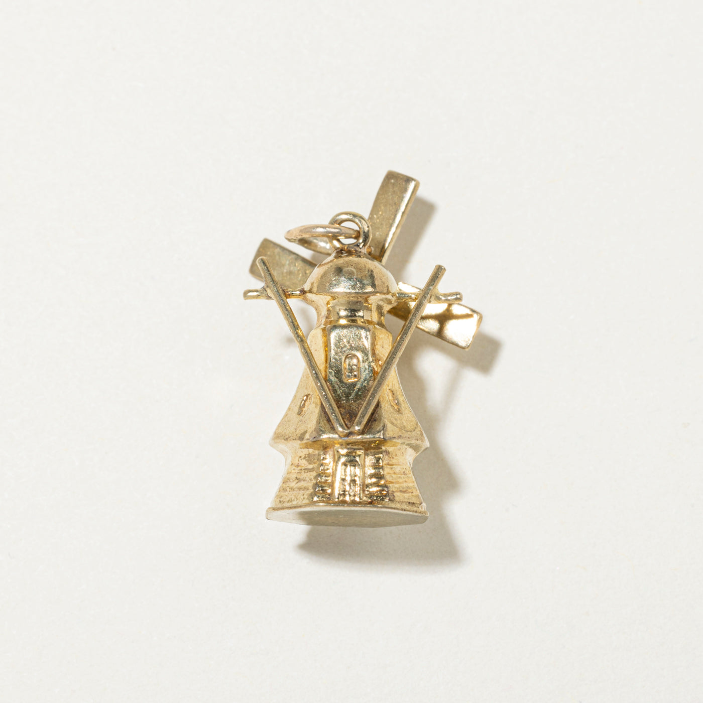 8k Yellow Gold Windmill Charm