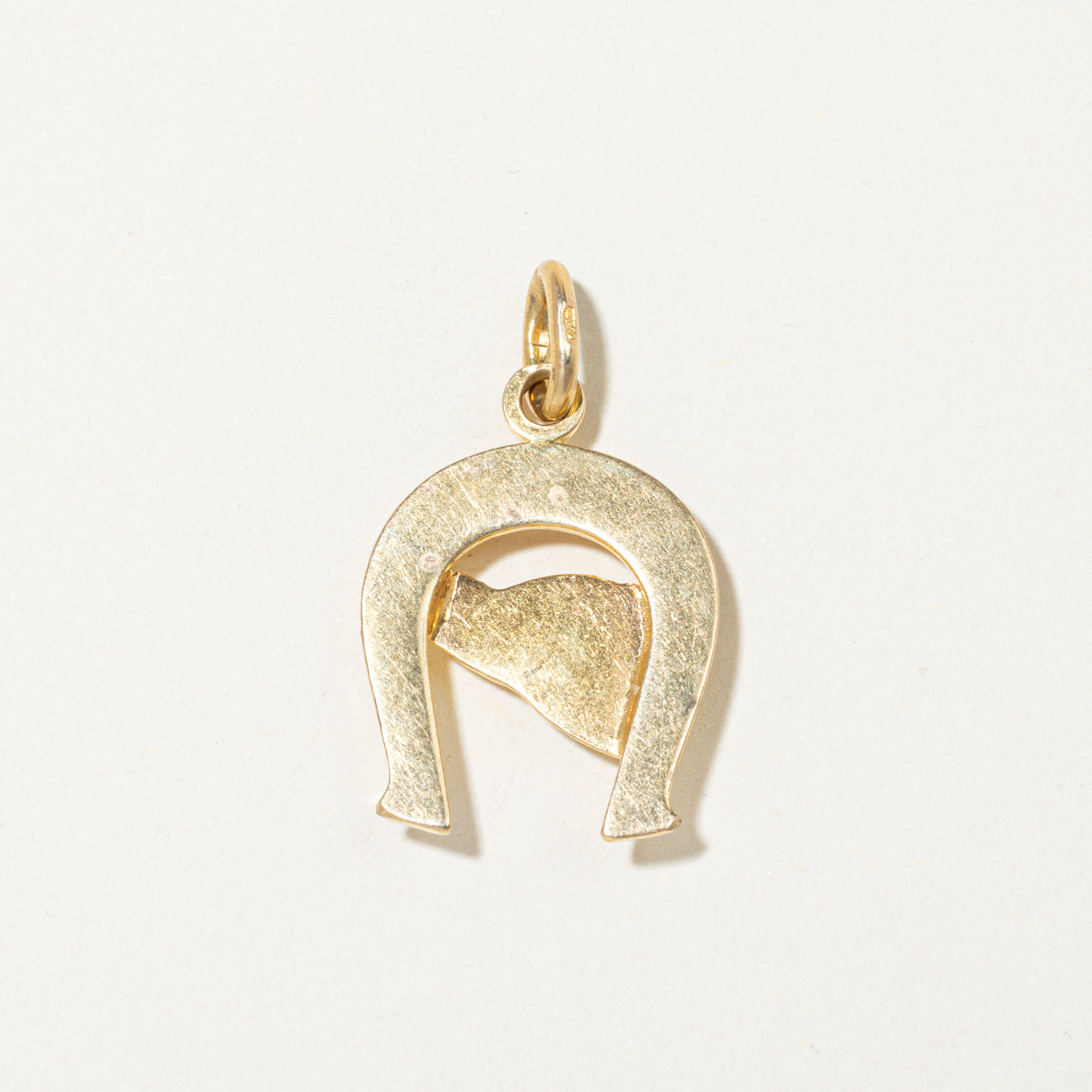 18k Yellow Gold Horseshoe & Hat Charm
