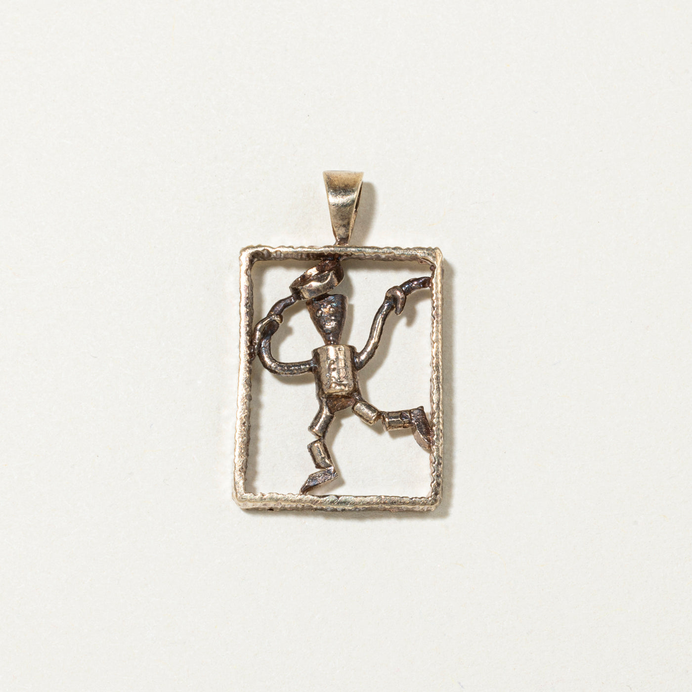 10k Yellow Gold Tin Man Pendant