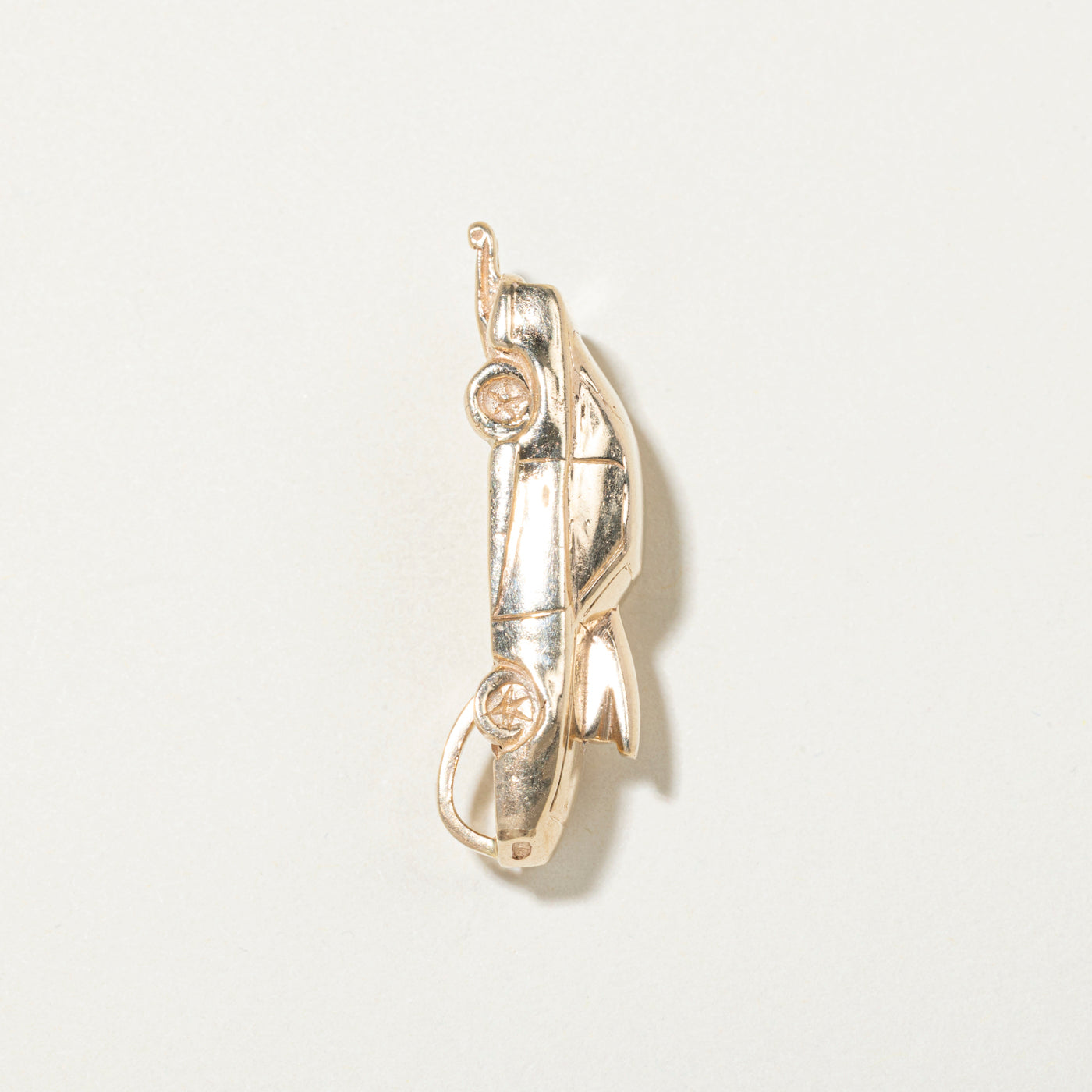 10k Yellow Gold Car Pendant