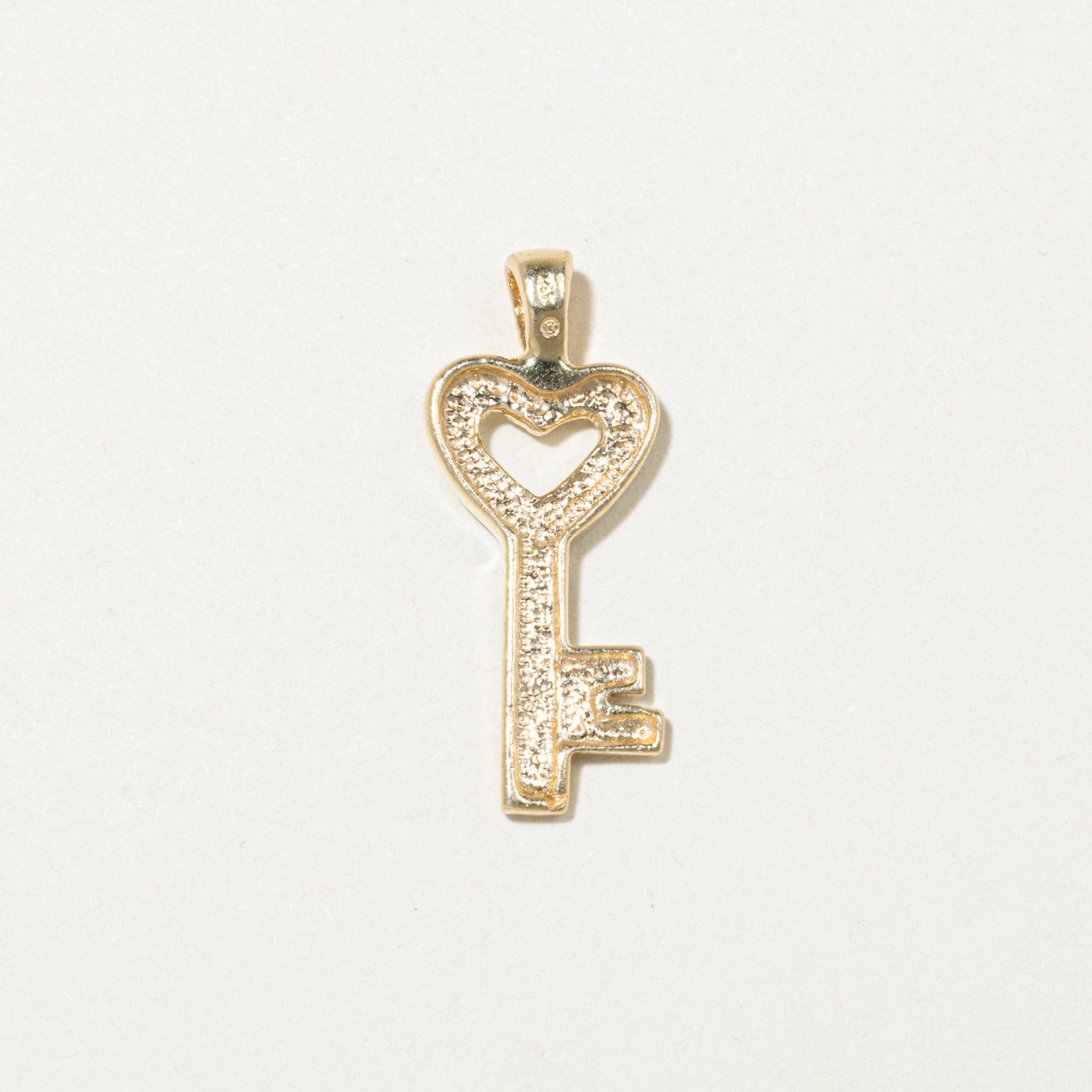 14k Yellow Gold Key Pendant