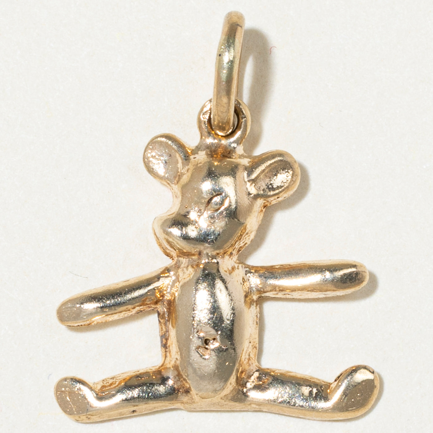 10k Yellow Gold Teddy Bear Charm