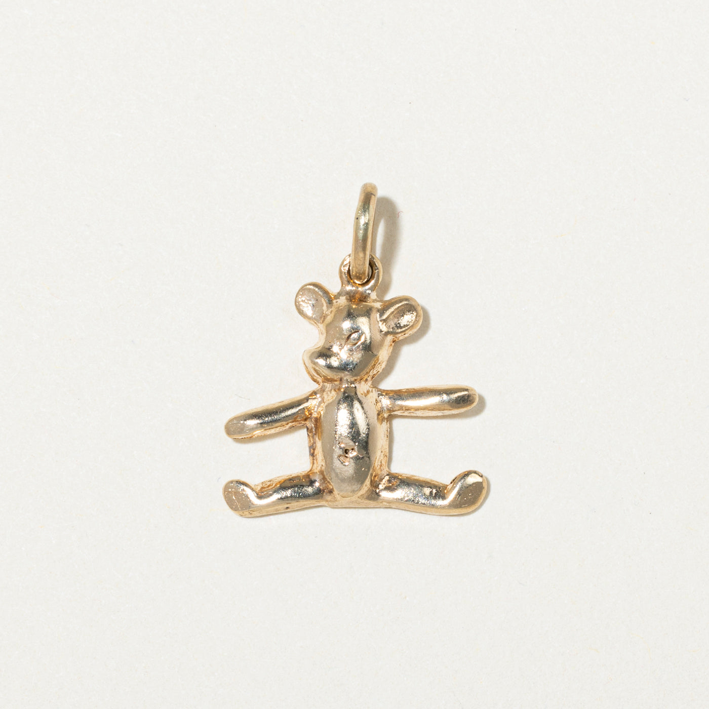 10k Yellow Gold Teddy Bear Charm