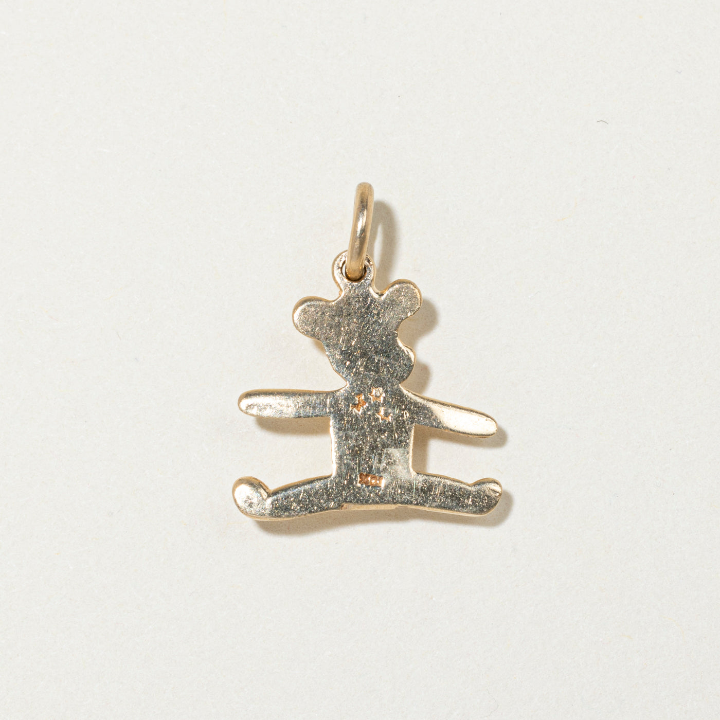 10k Yellow Gold Teddy Bear Charm