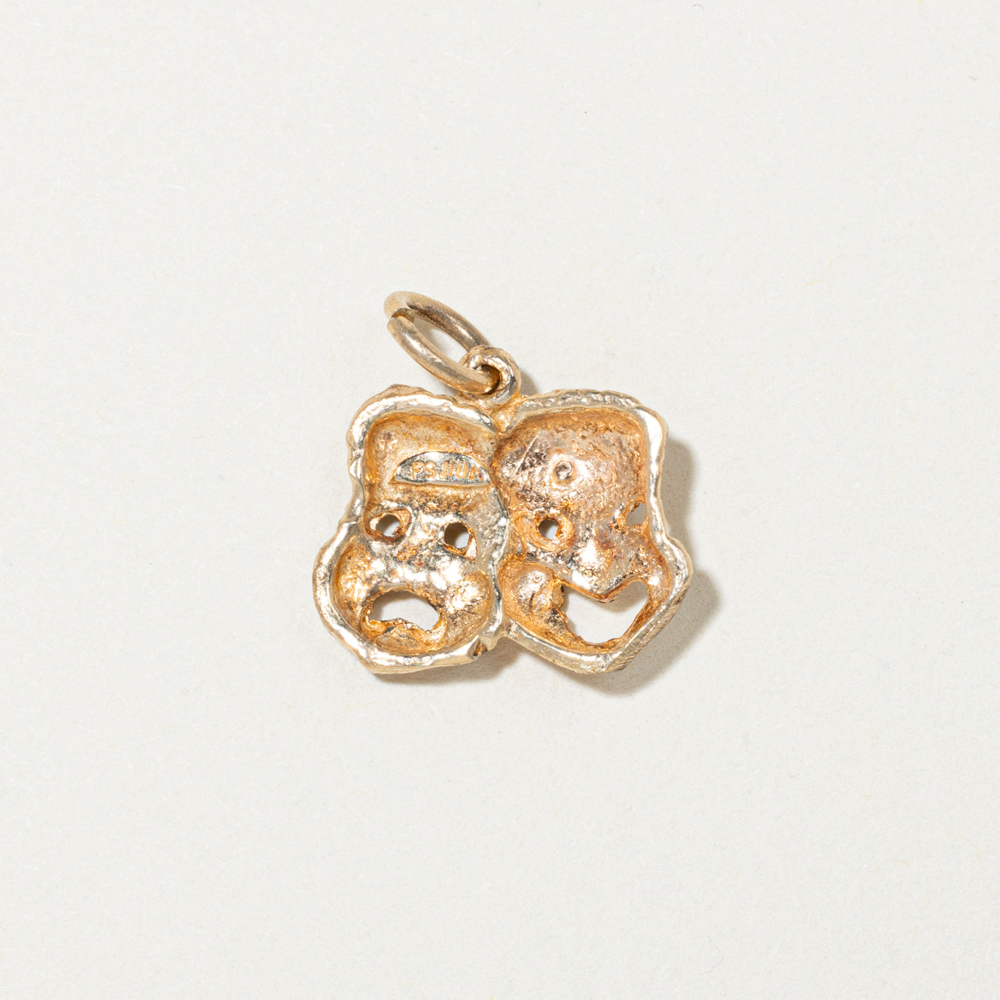 10k Yellow Gold Theatre Masks Charm