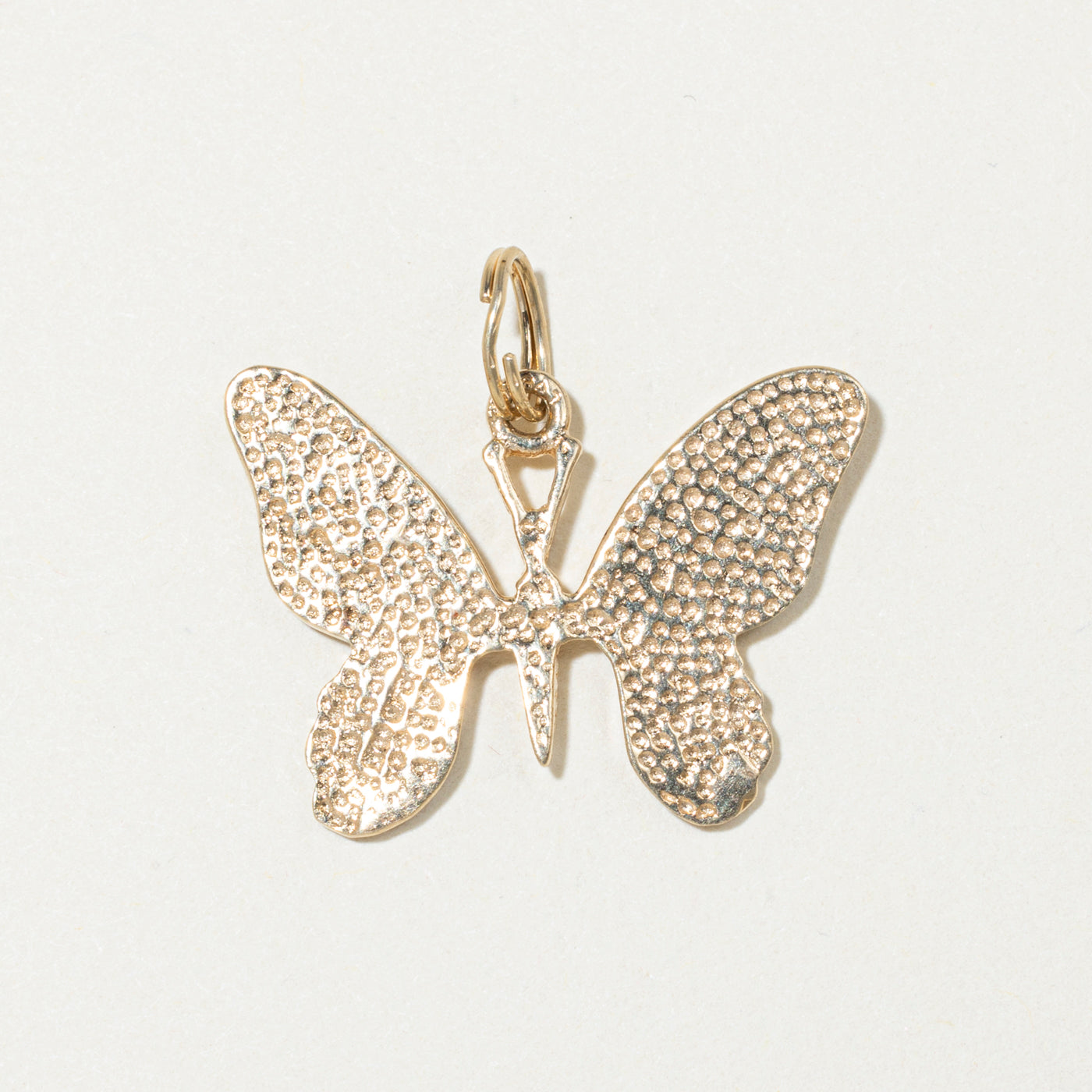 10k Yellow Gold Butterfly Charm