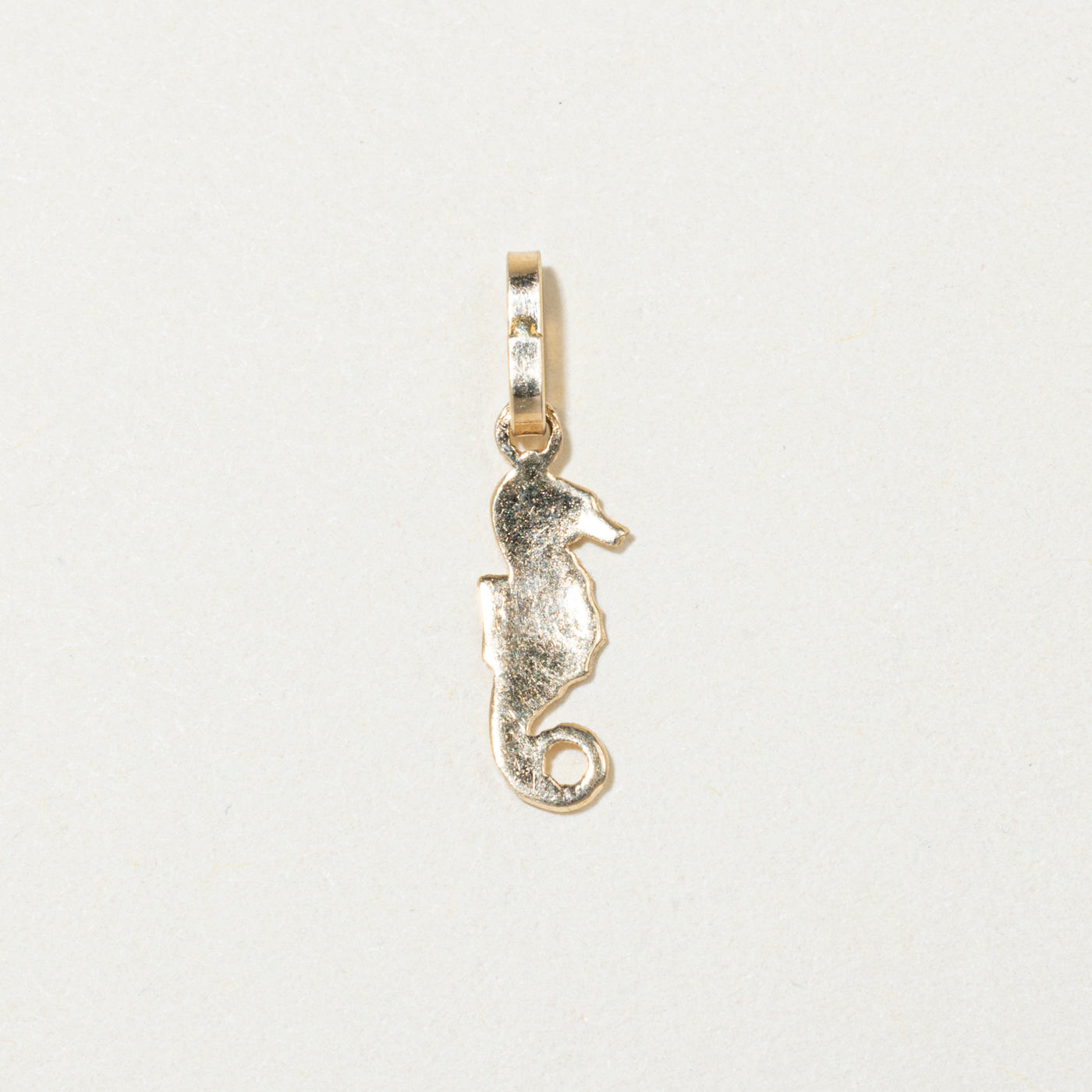 10k Yellow Gold Sea Horse Fish Charm