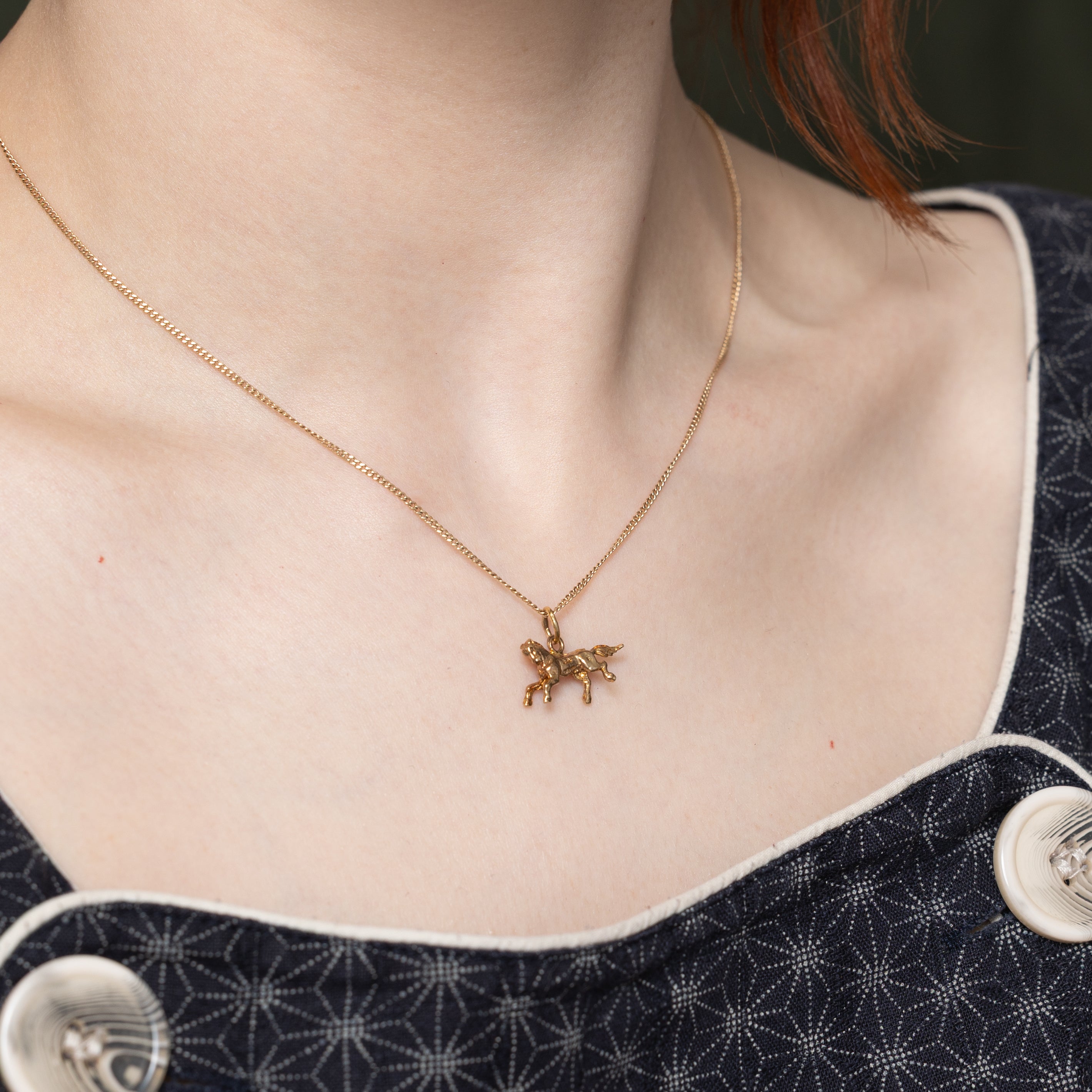 1976 Sheffield 9k Yellow Gold Horse Charm