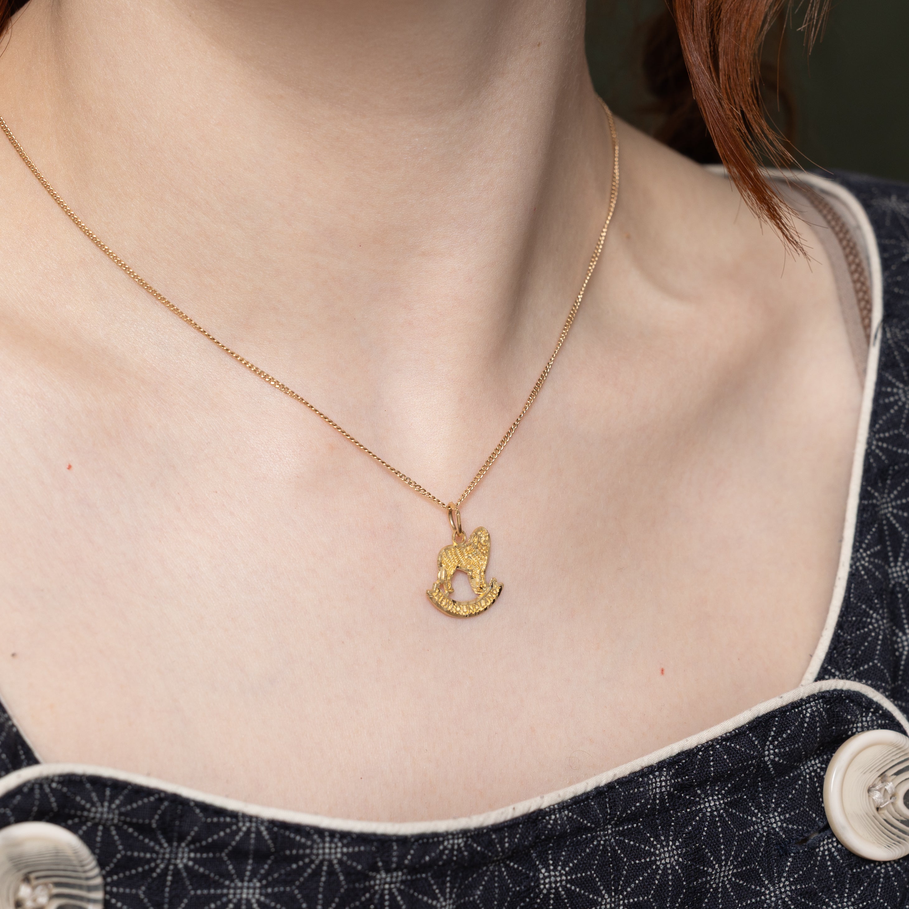 10k Yellow Gold Newfoundland Dog Charm