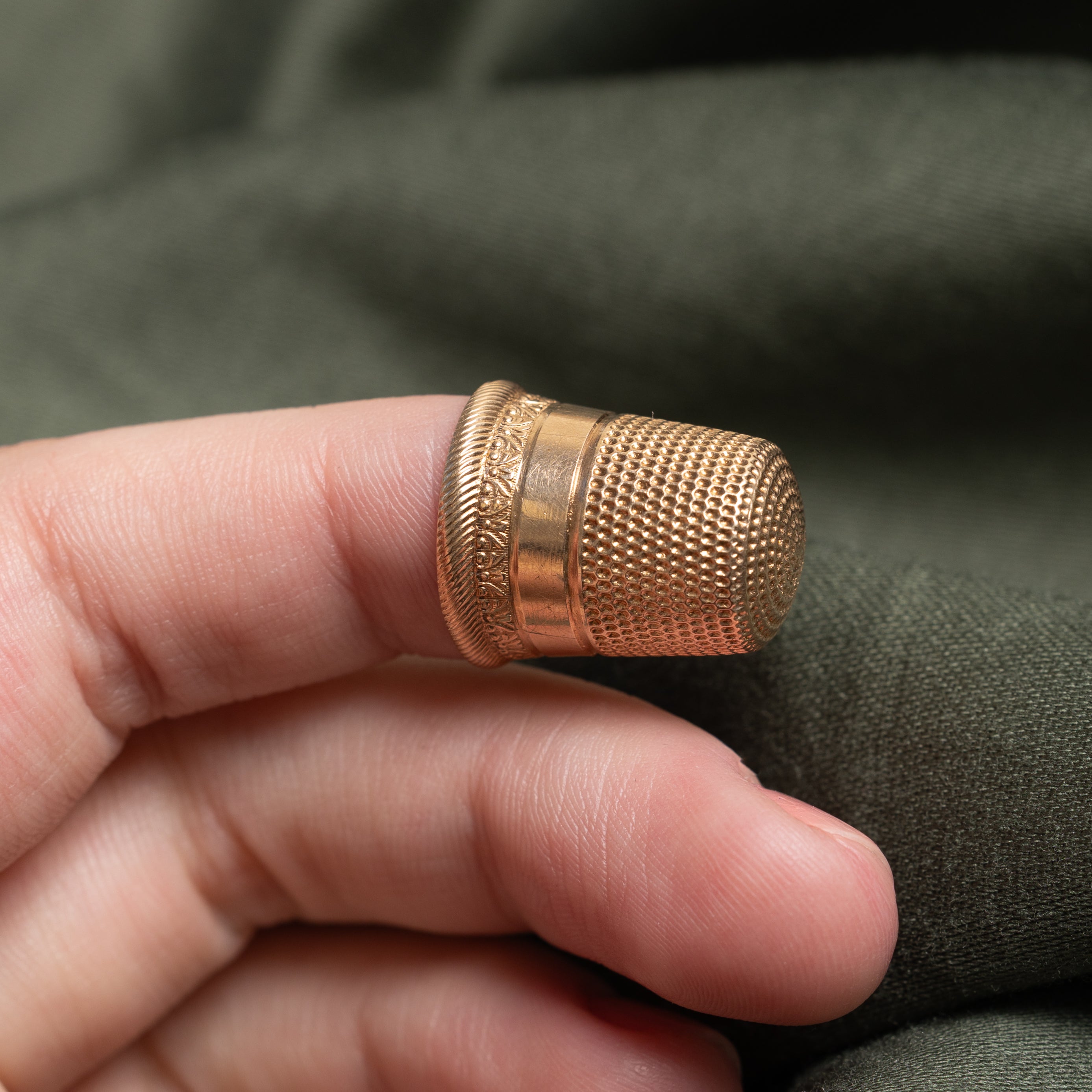 10k Yellow Gold Thimble