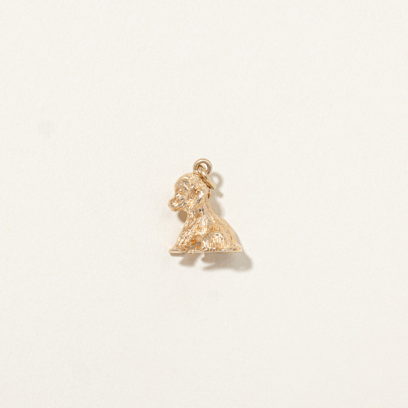 10k Yellow Gold Puppy Charm