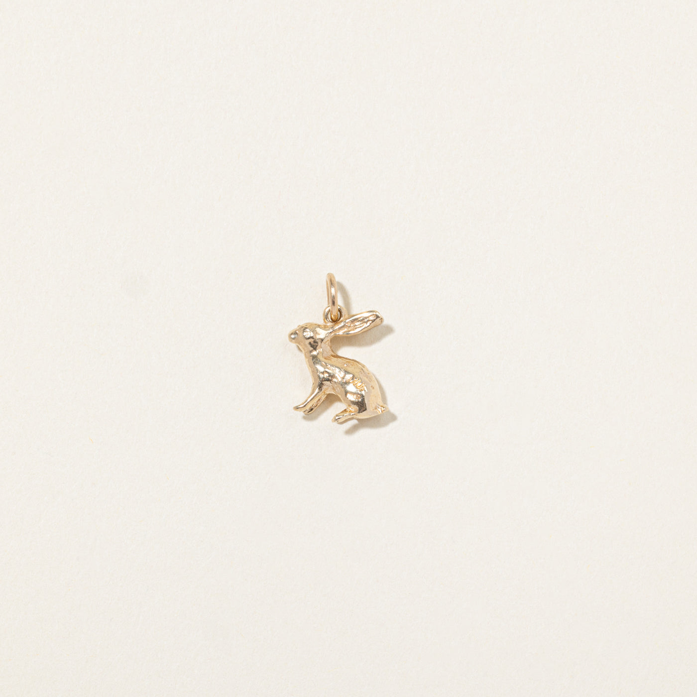 10k Yellow Gold Rabbit Charm