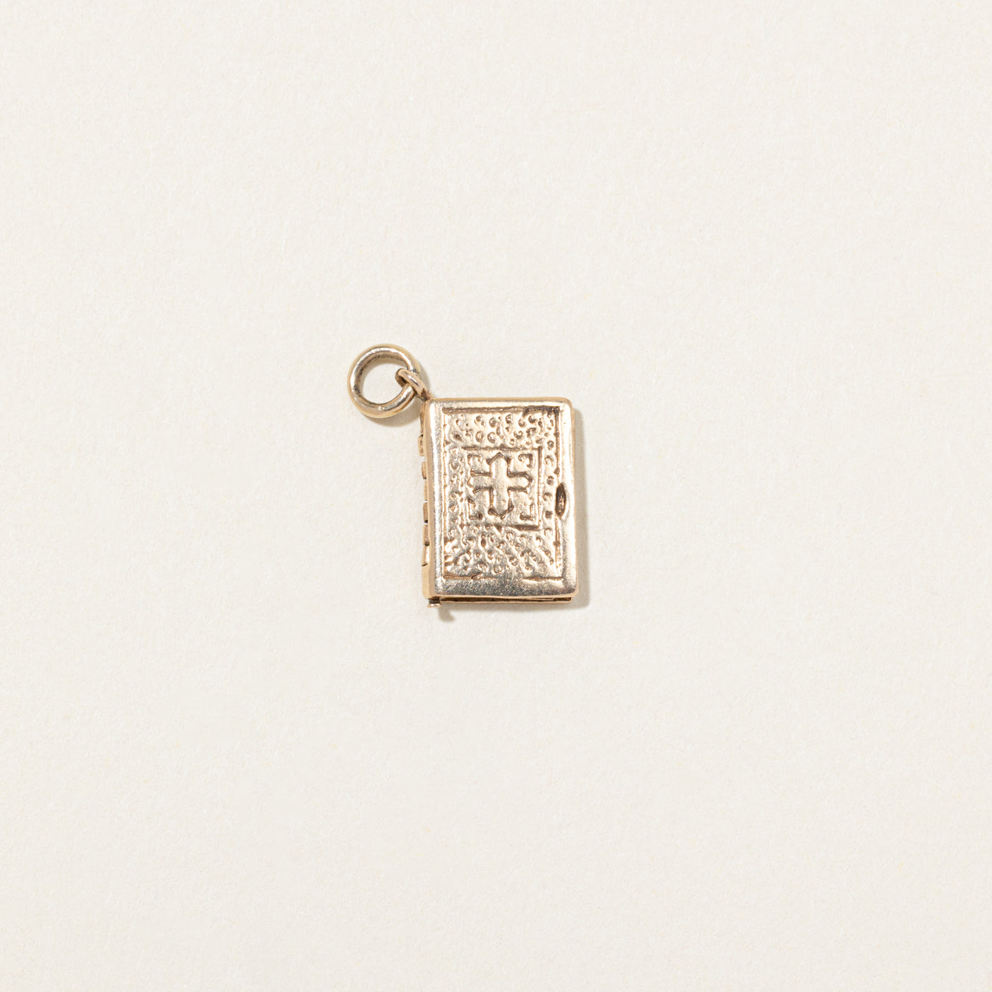 10k Yellow Gold Bible Charm