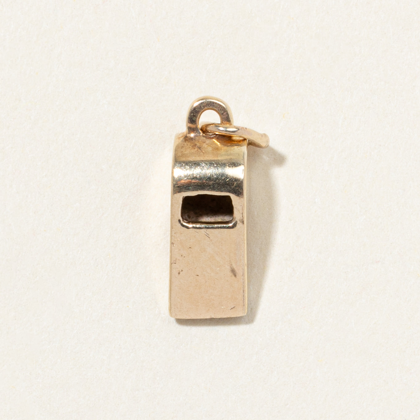 10k Yellow Gold Whistle Charm