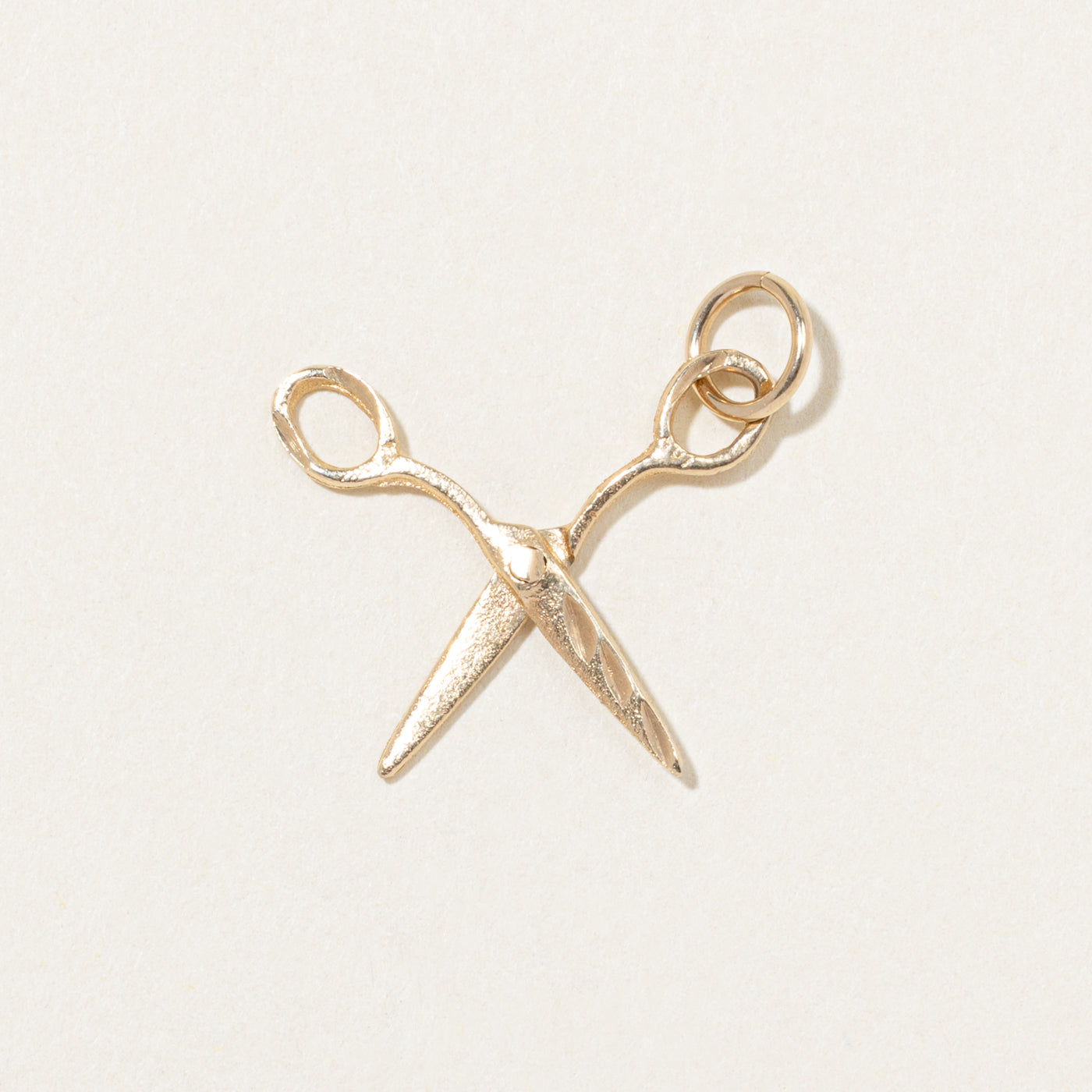 10k Yellow Gold Scissors Charm