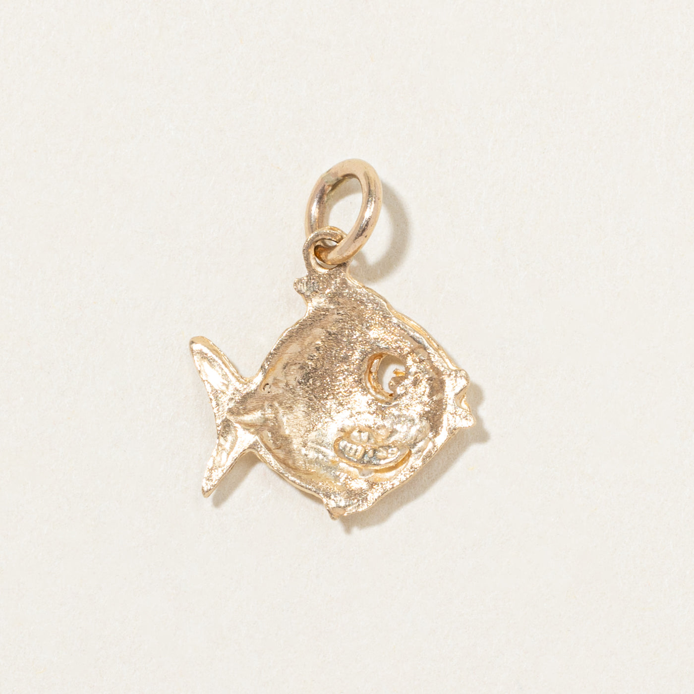 10k Yellow Gold Fish Charm