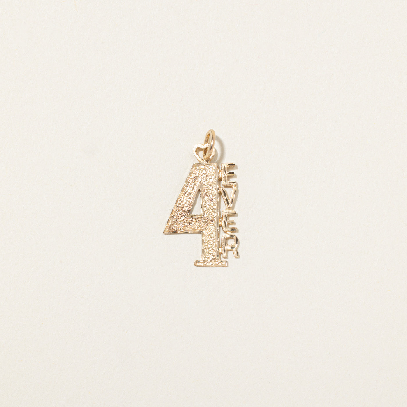 Breloque « 4 Ever » en or jaune 10 carats