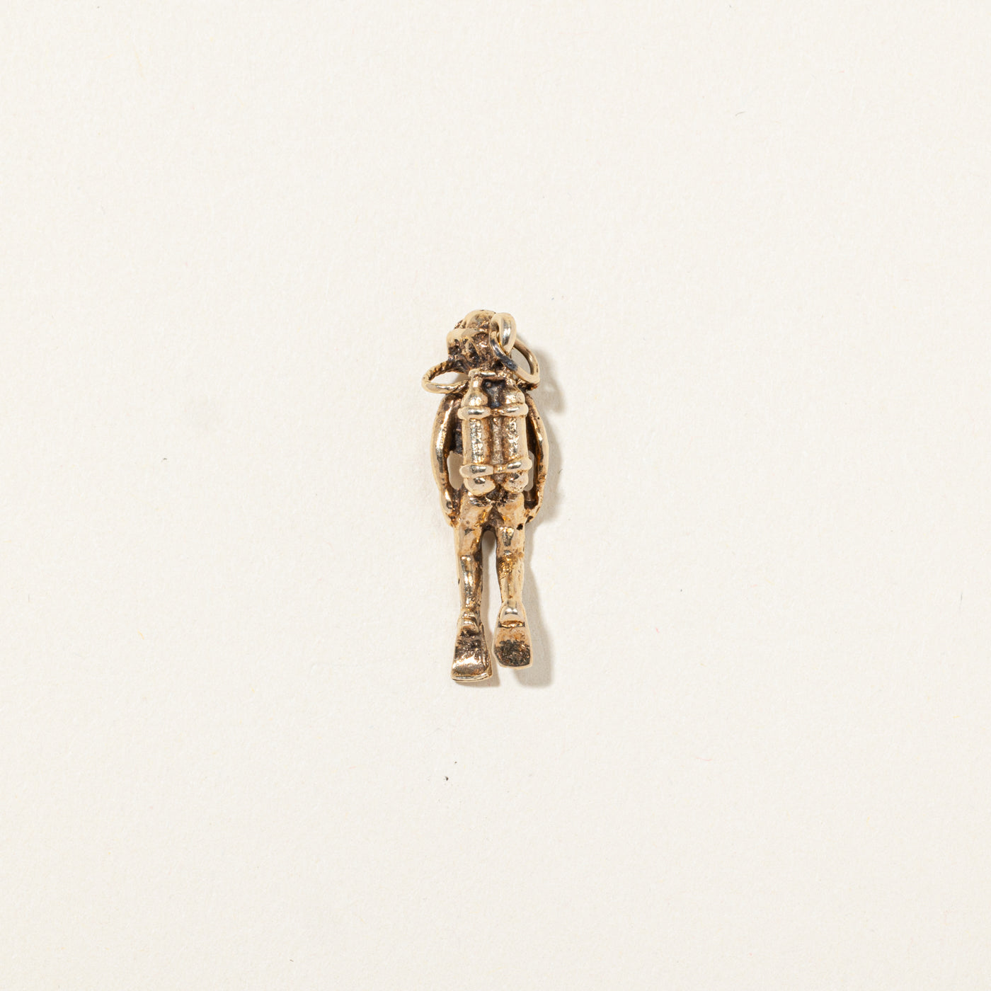 12k Yellow Gold Scuba Diver Charm