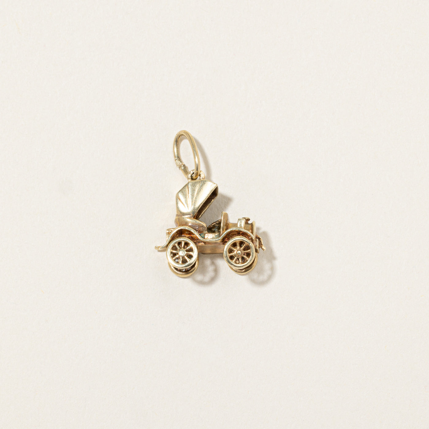 14k Yellow Gold Model T Car Charm