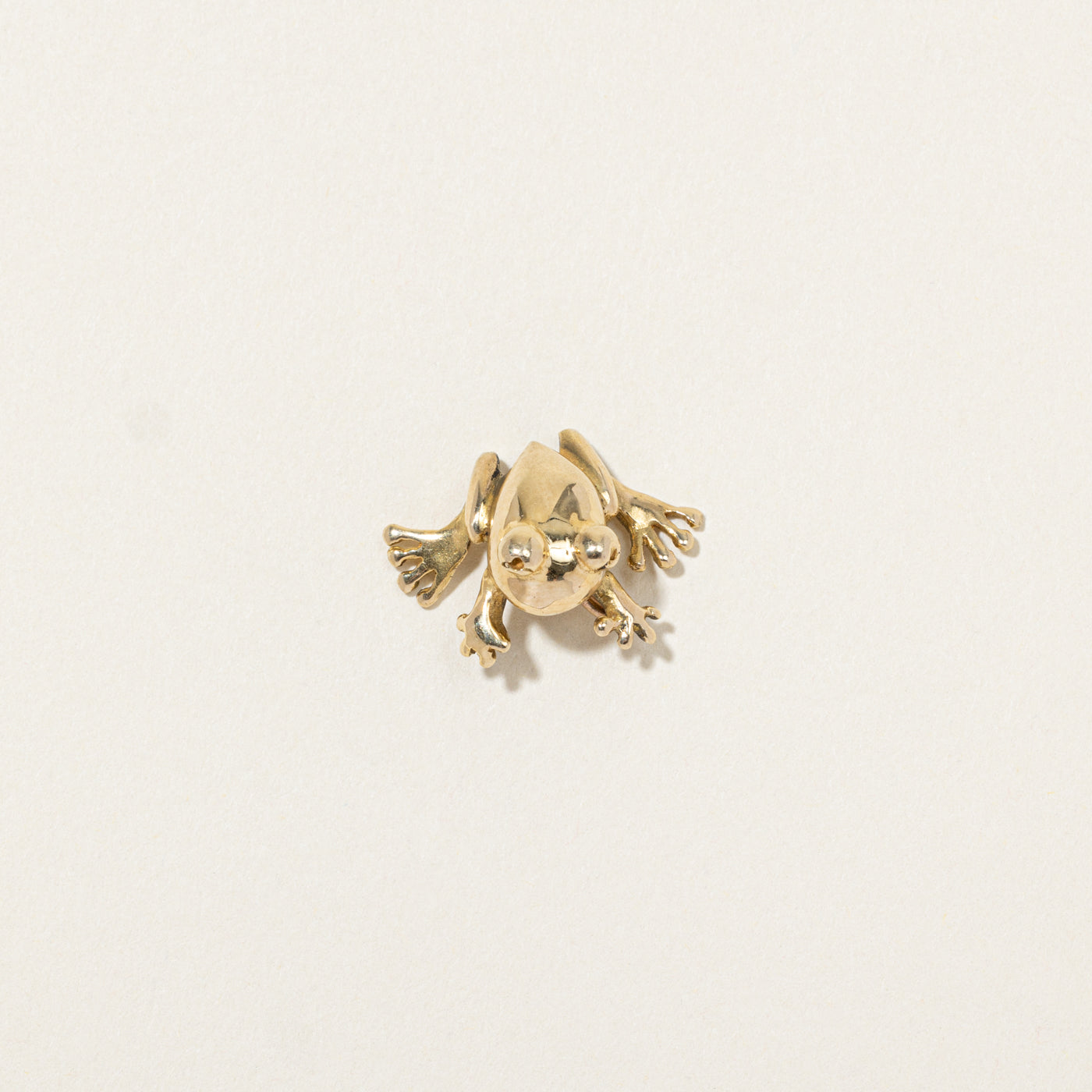 'Brinkhaus' 18k Yellow Gold Frog Pendant