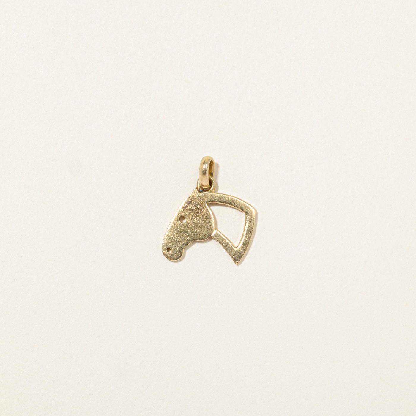 18k Yellow Gold Horse Charm