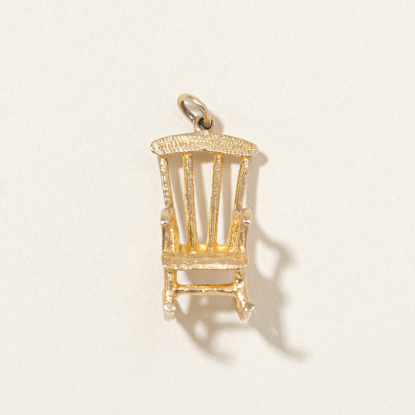 9k Yellow Gold Rocking Chair Charm